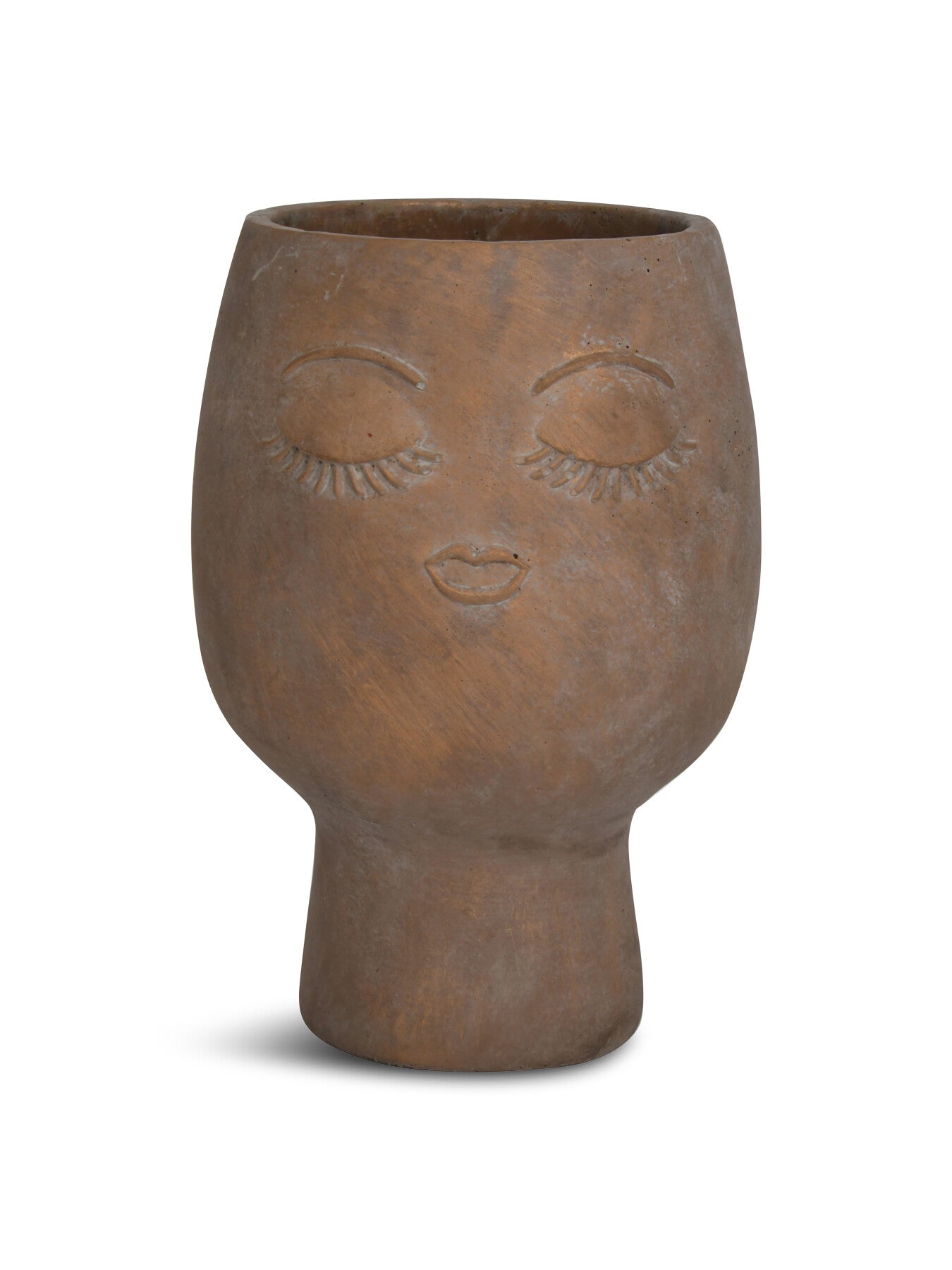 Ava Face Concrete Planter Large 25cm