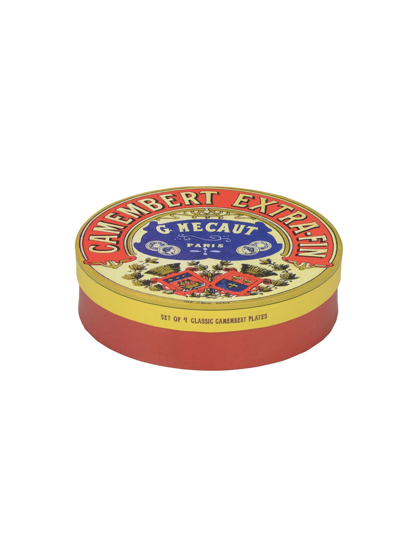 Set of 4 Classic Camembert Plates