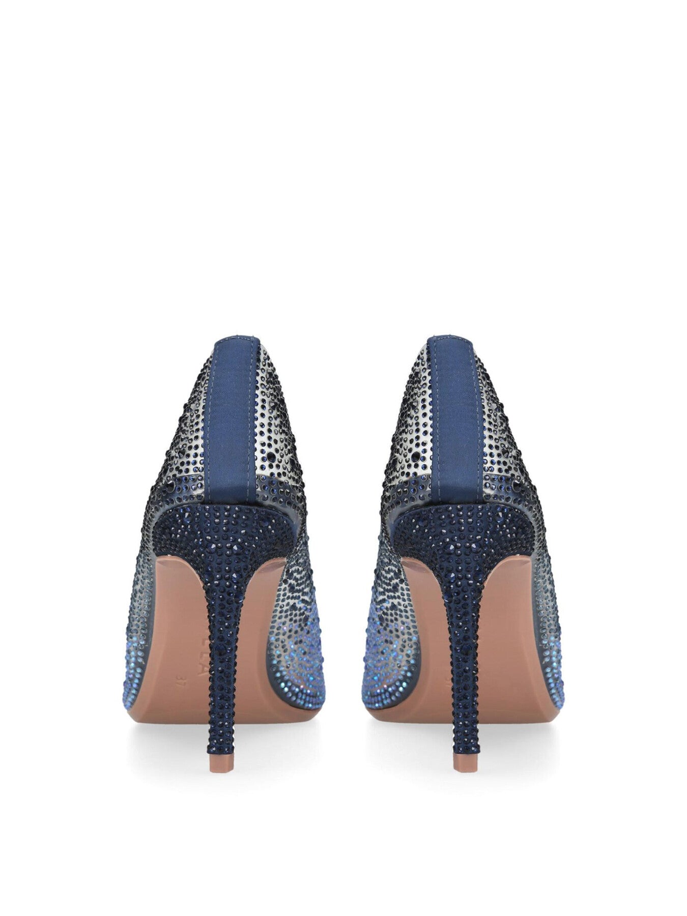 Lovebird Vinyl Heels Navy