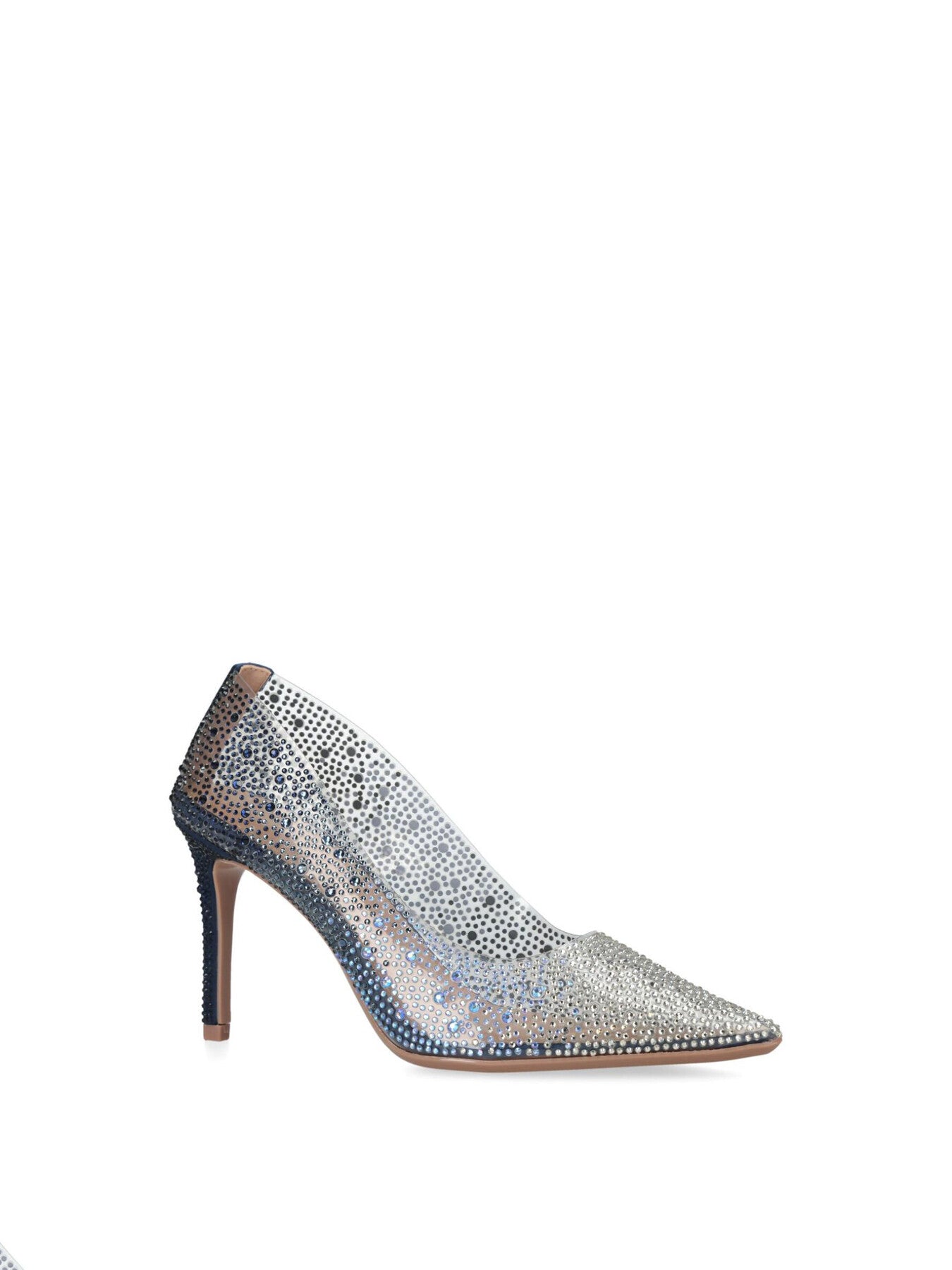 Lovebird Vinyl Heels Navy