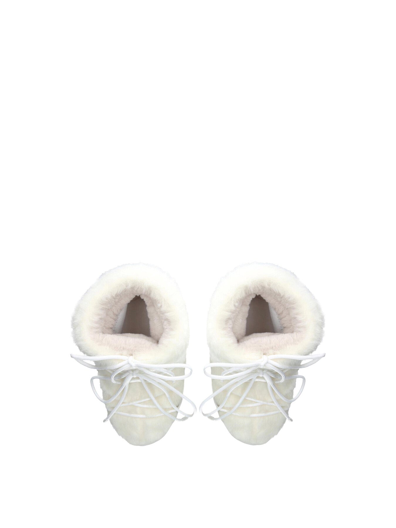 Icon Low Fur Boots White