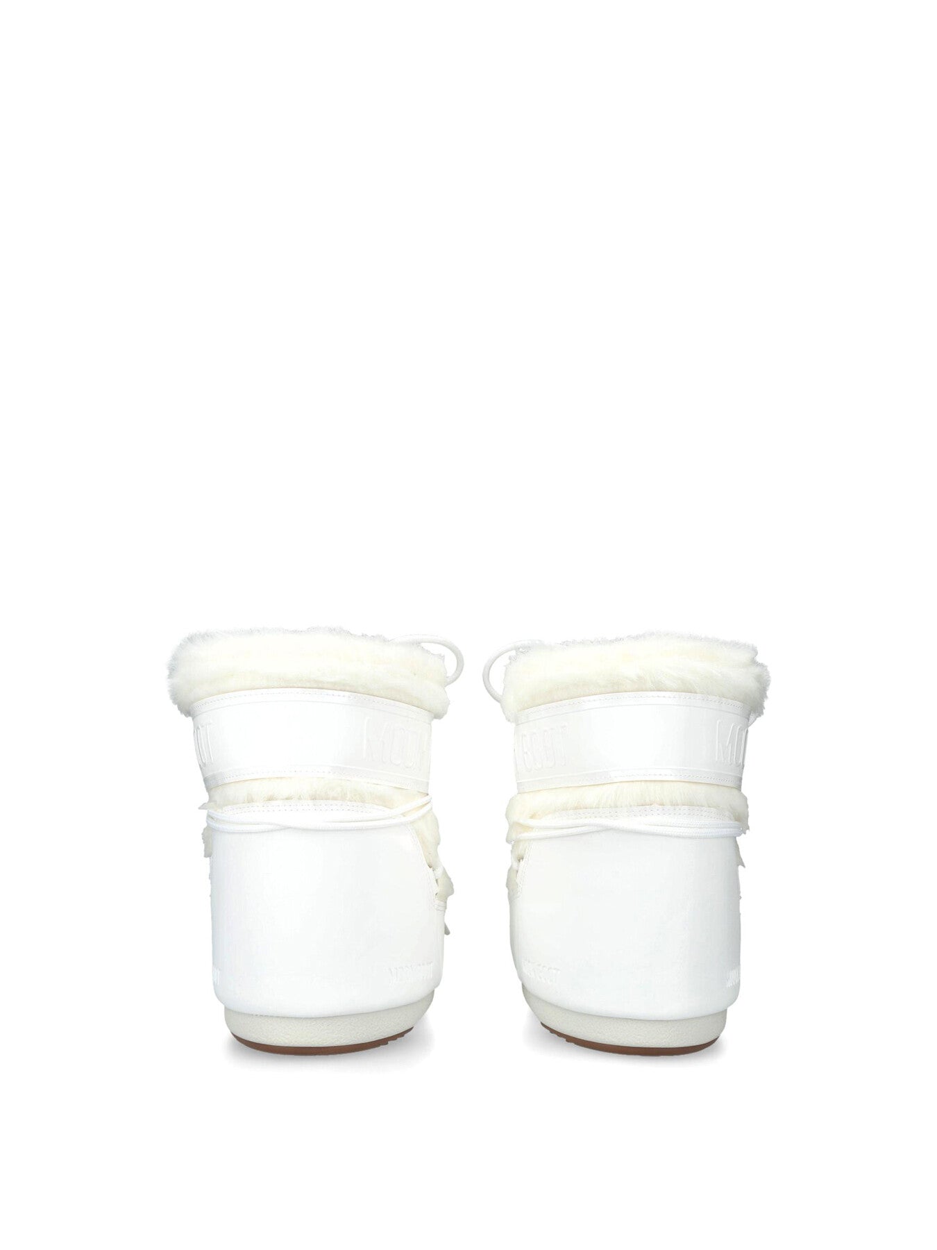 Icon Low Fur Boots White