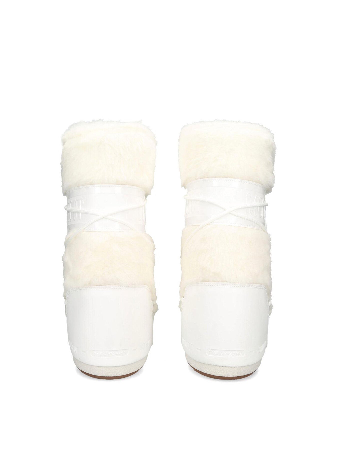 Icon Faux Fur Knee High Boots White