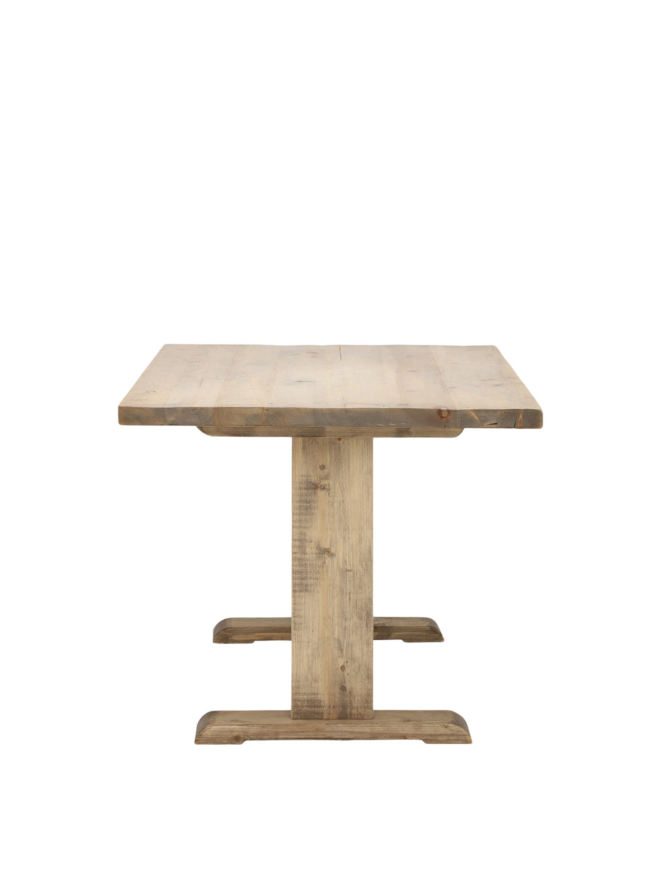 Newsham Reclaimed Wood Dining Table, Waxed Finish