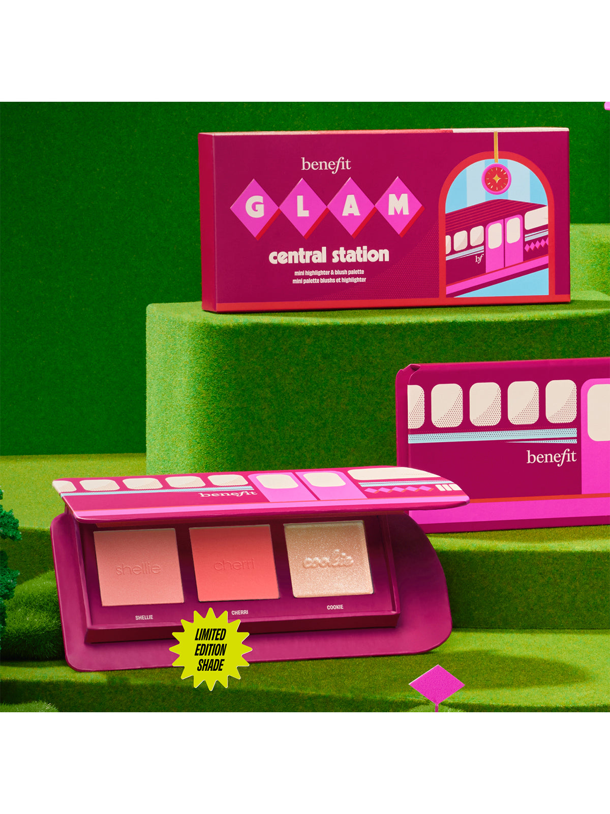Glam Central Station Blush & Highlighter Gift Palette