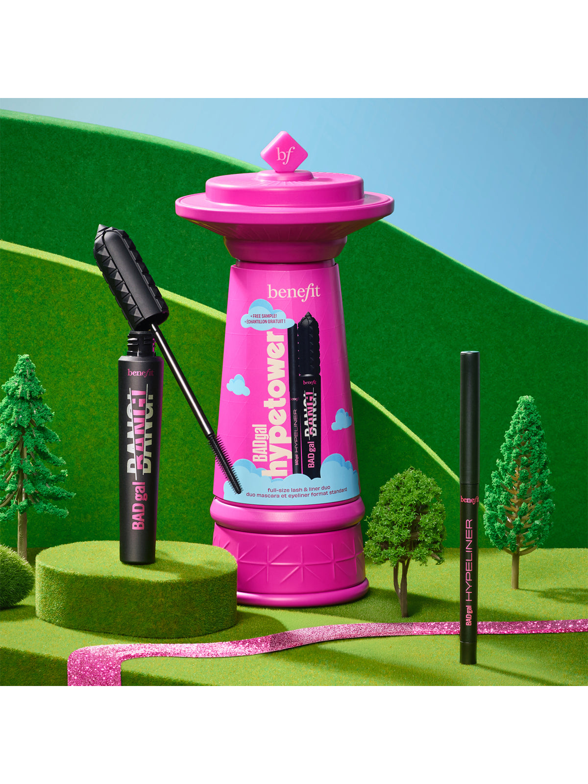 BADgal Hypetower Mascara & Eyeliner Duo Gift Set