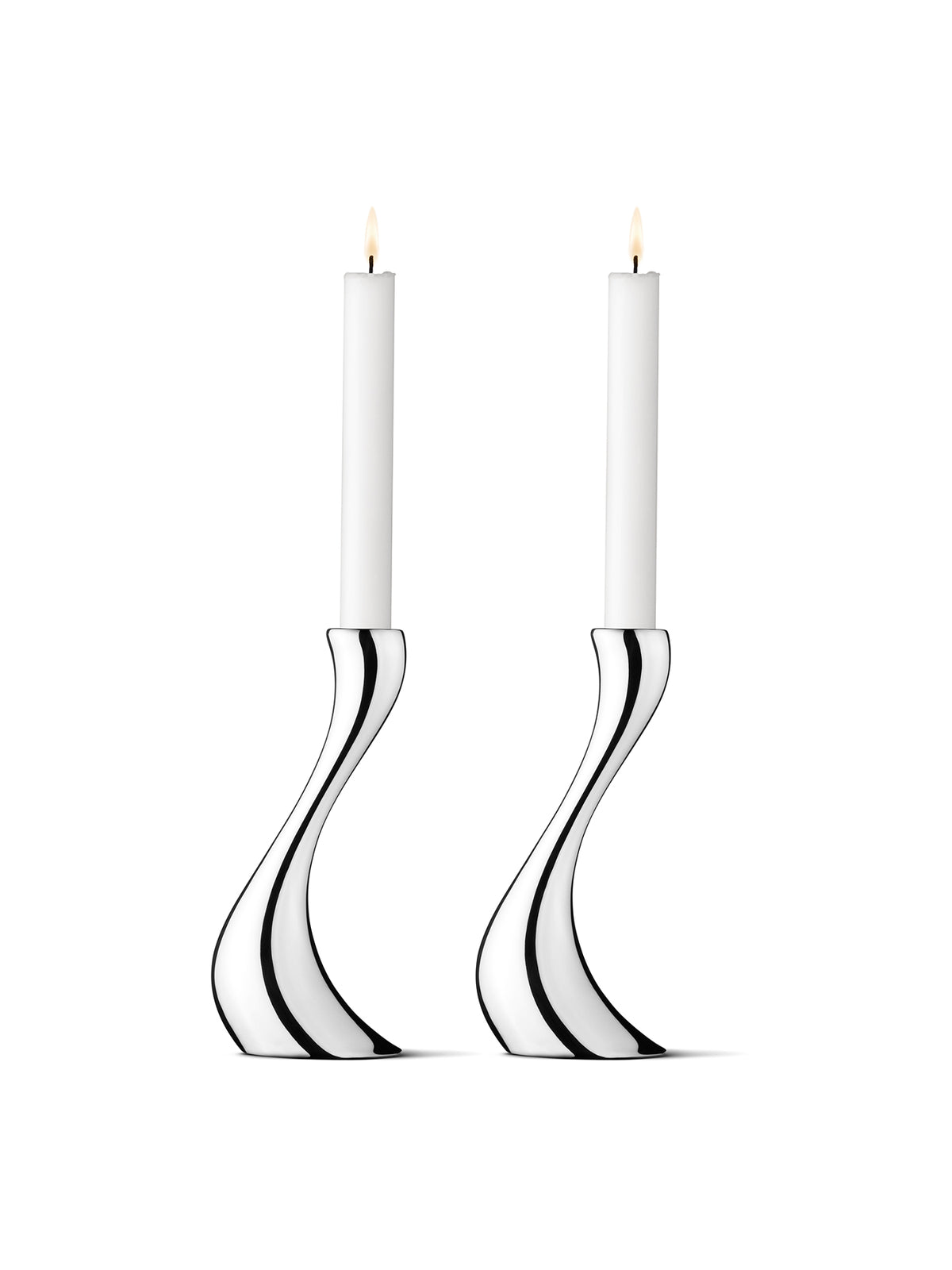 Cobra Medium Candle Holders Set of 2