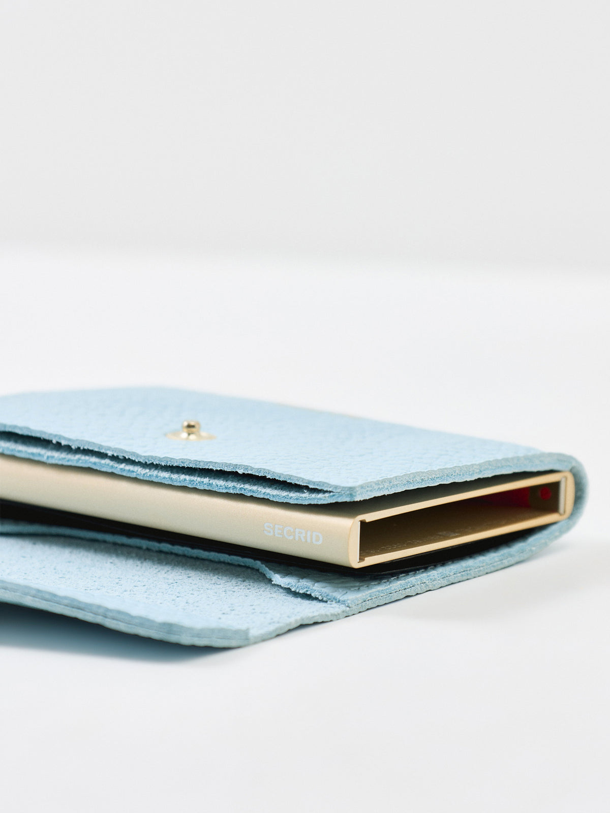 Leather Envelope Pebble Card Holder