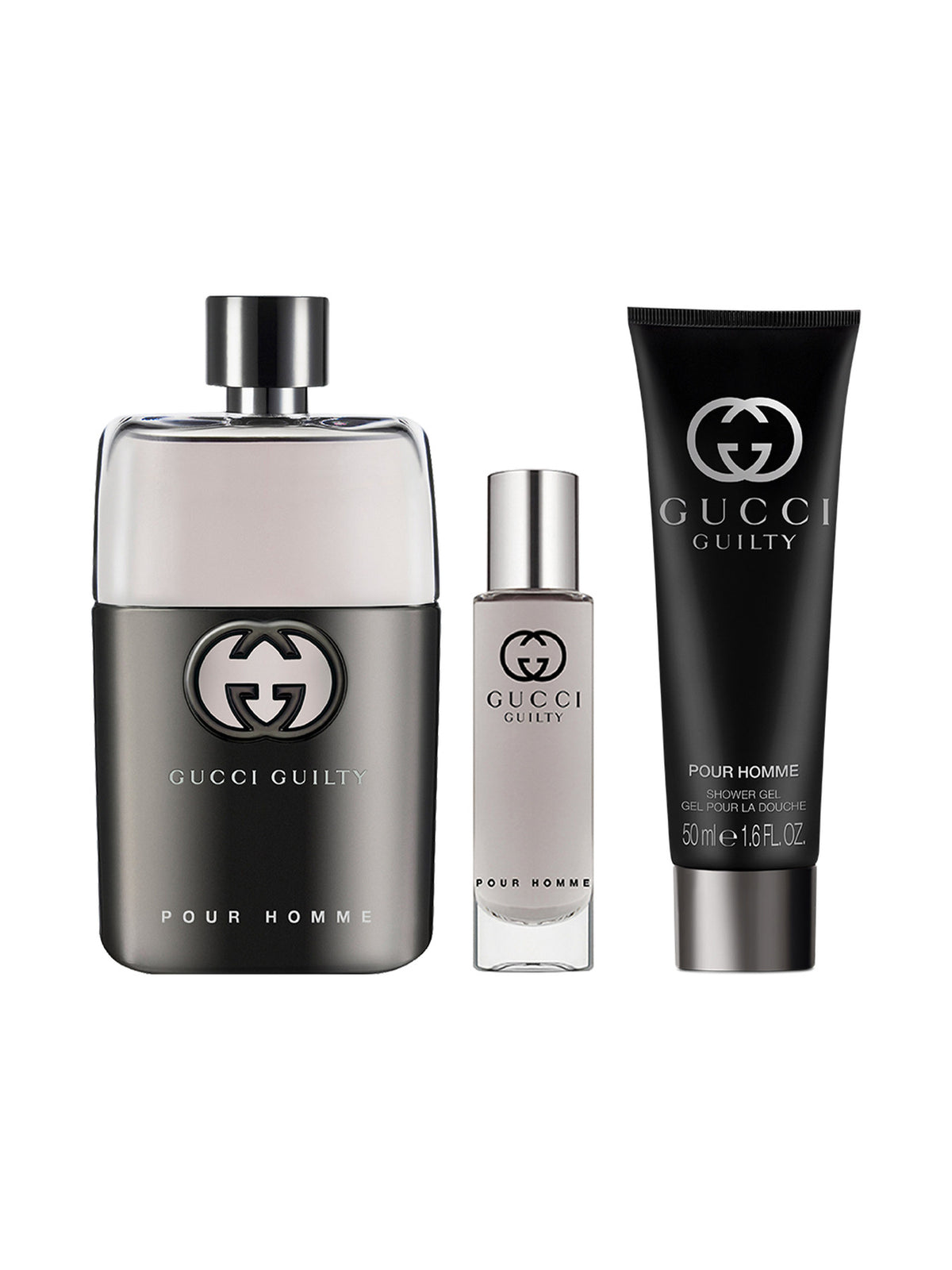 Guilty Pour Homme Eau De Toilette 90ml Trio Gift Set