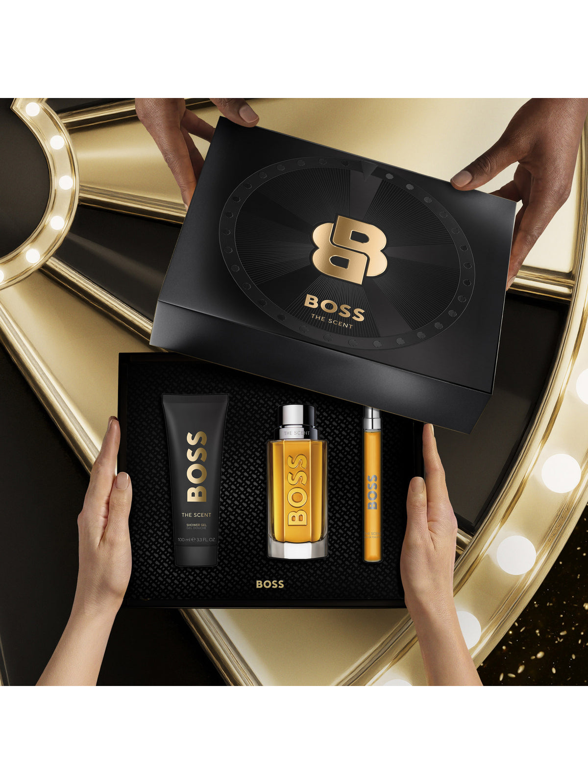 Boss The Scent For Him Eau De Toilette 100ml Trio Gift Set
