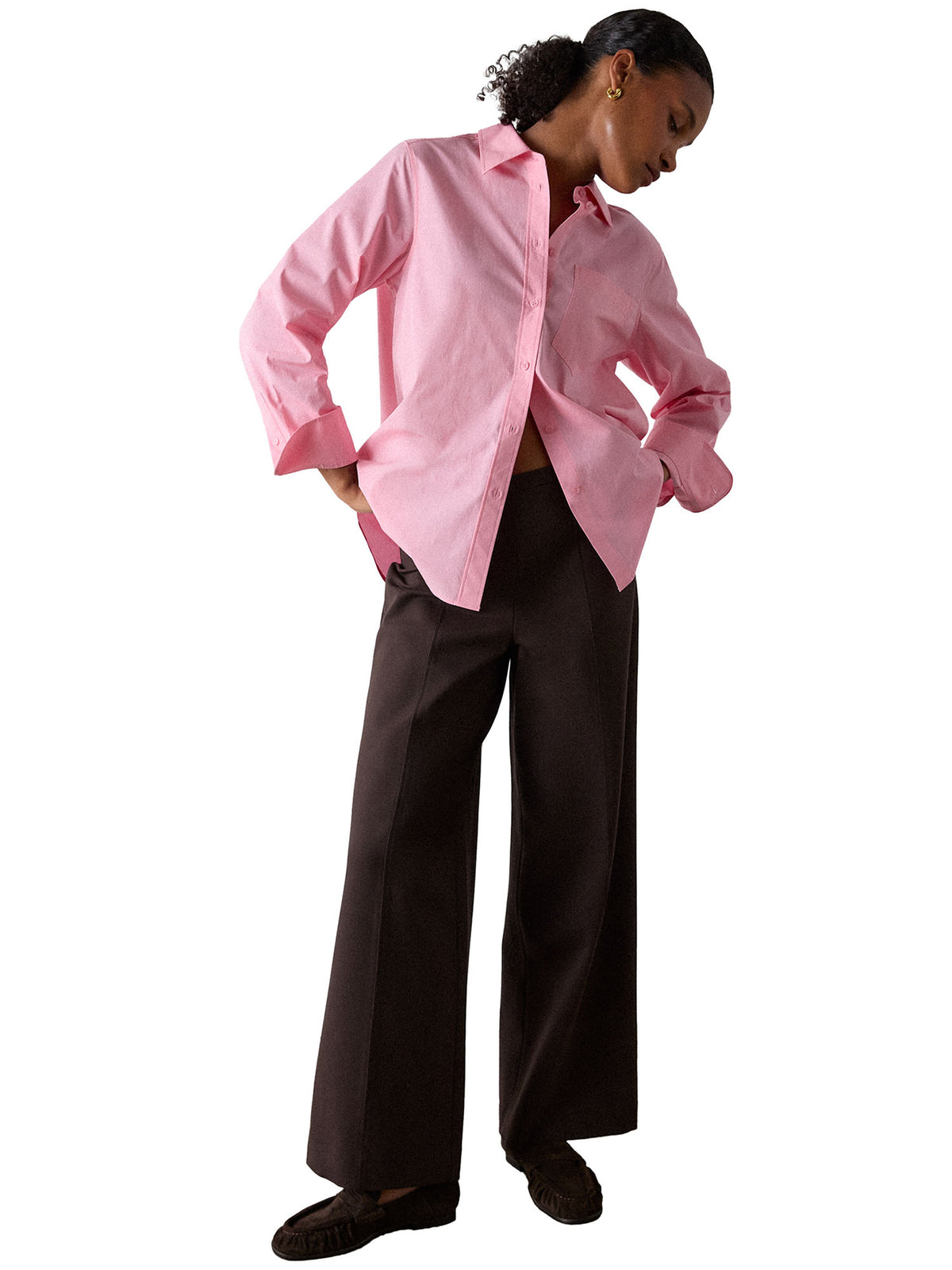Ponte Wide Leg Trouser