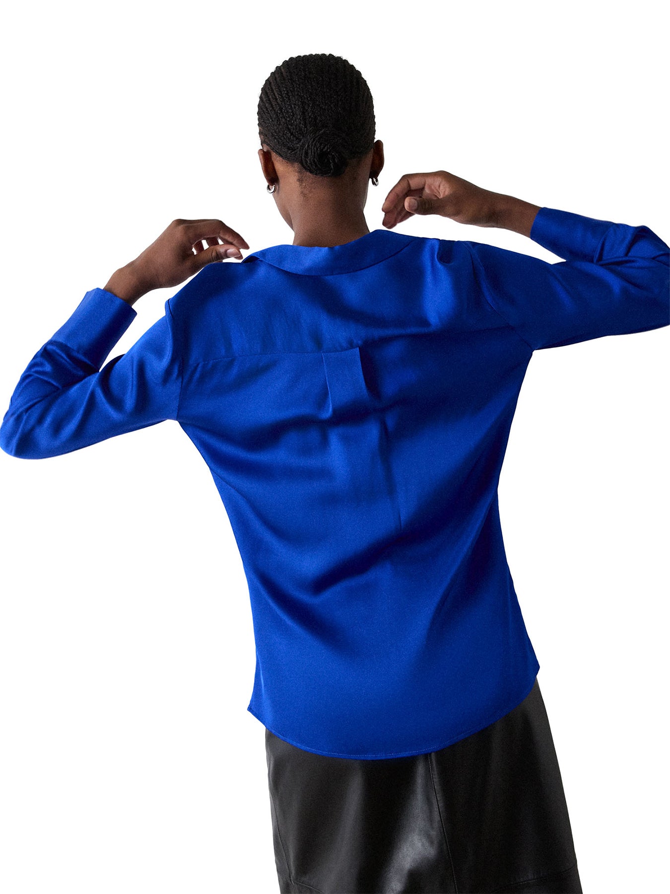 Satin Collared Shirt