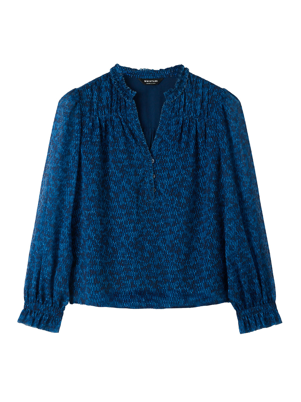 Ditsy Floral Textured Blouse