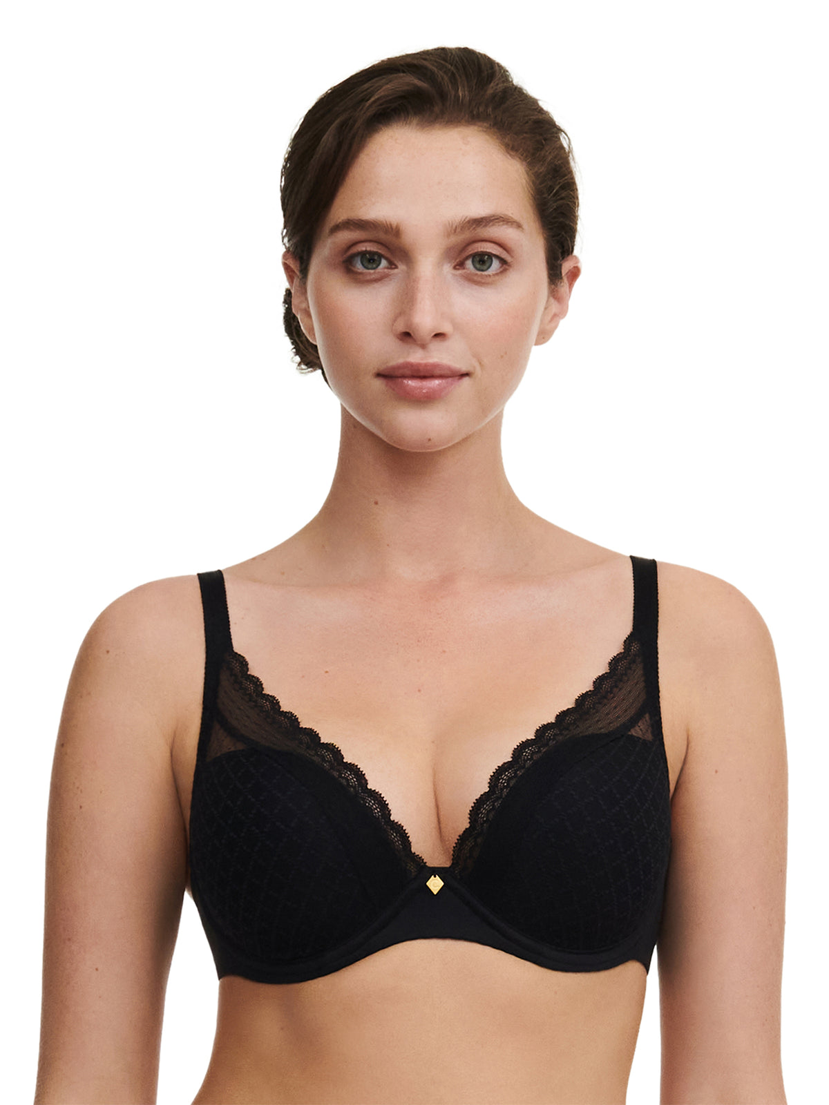 Norah Chic Plunge T-Shirt Bra - Black