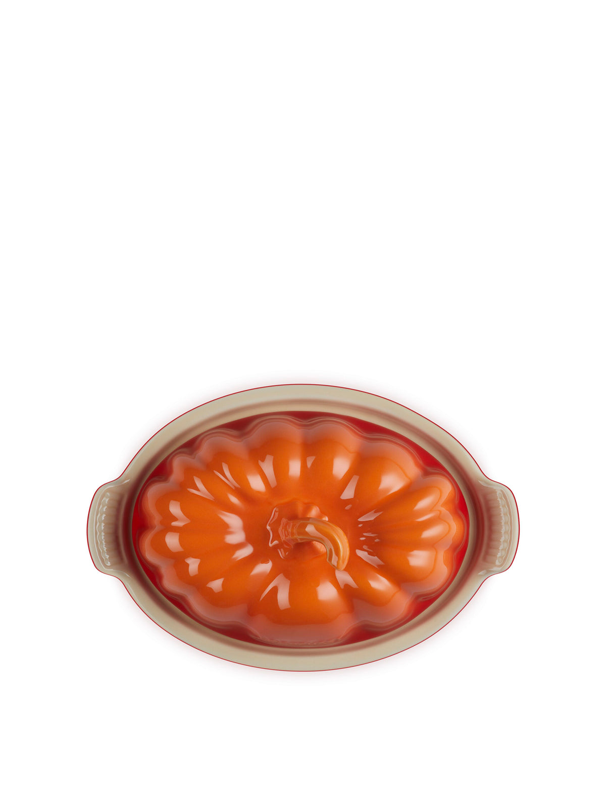 Stoneware Pumpkin Butter Dish - Volcanic