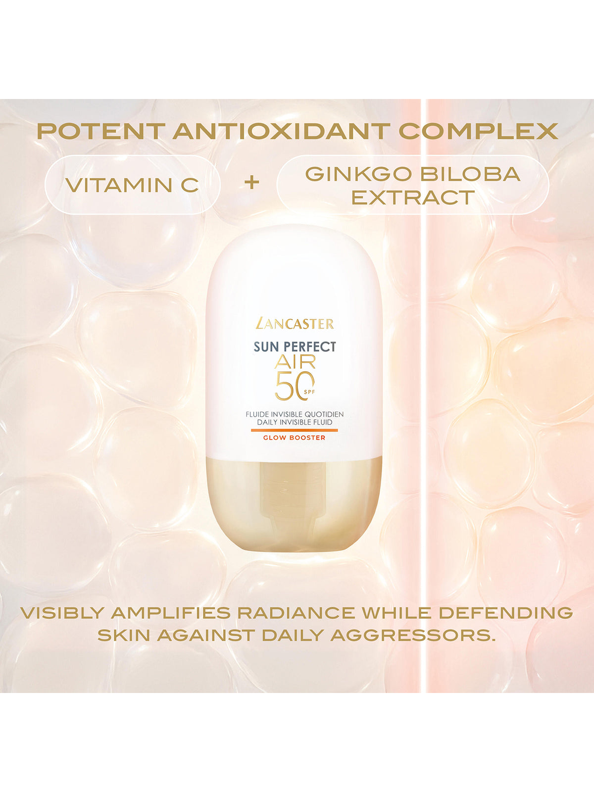 Sun Perfect AIR Daily Invisible Fluid SPF50 Glow Booster 40ml