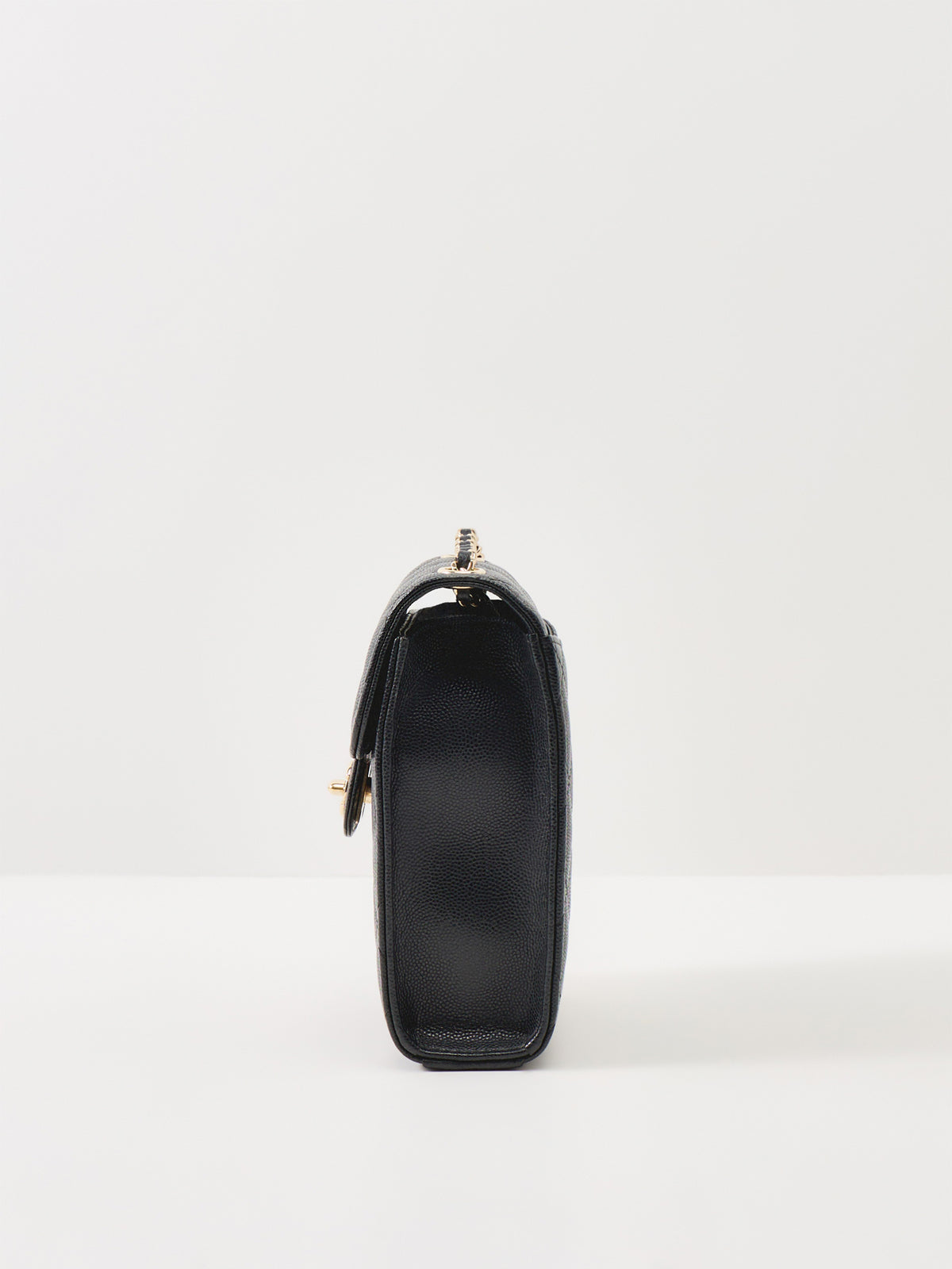 Coach Calfskin Phone Case Shoulder Bag – Black