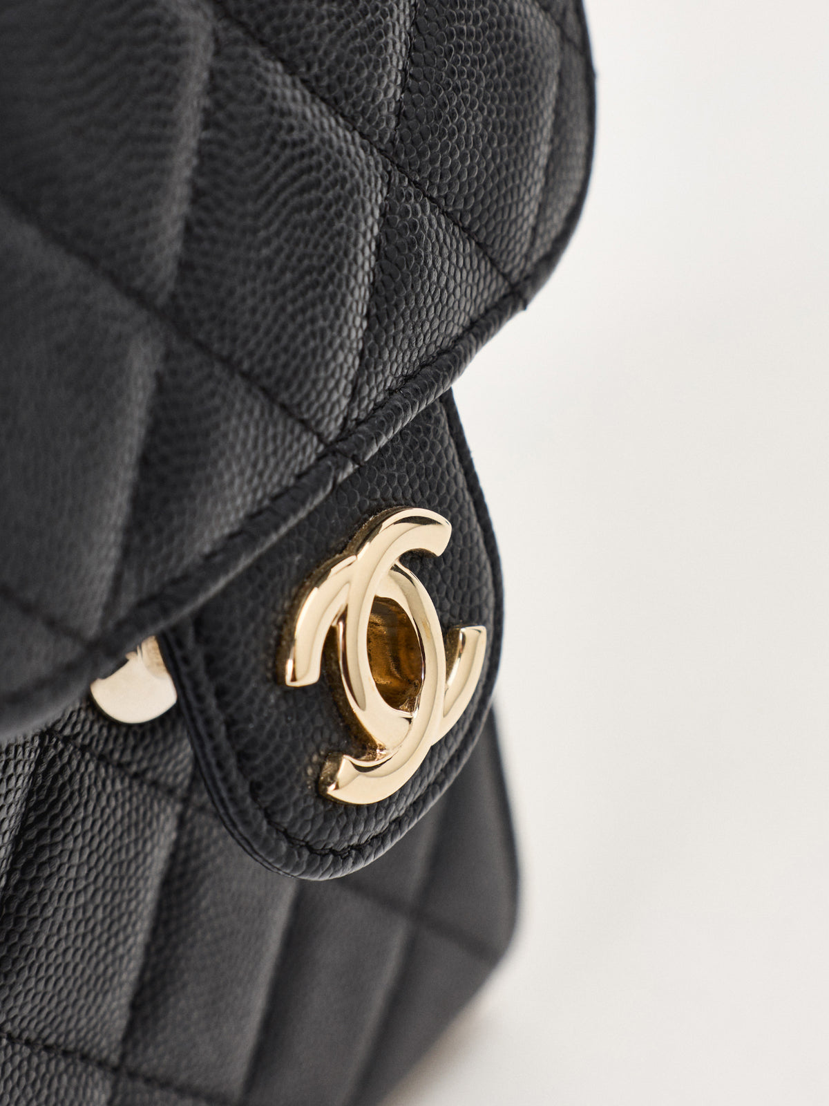 Coach Calfskin Phone Case Shoulder Bag – Black