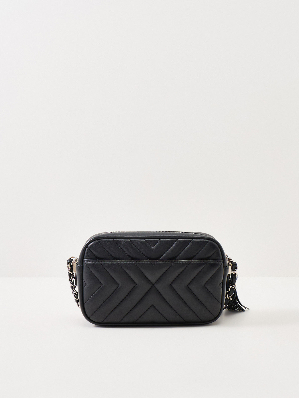 Coach Calfskin Leather Camera Crossbody Bag - Black