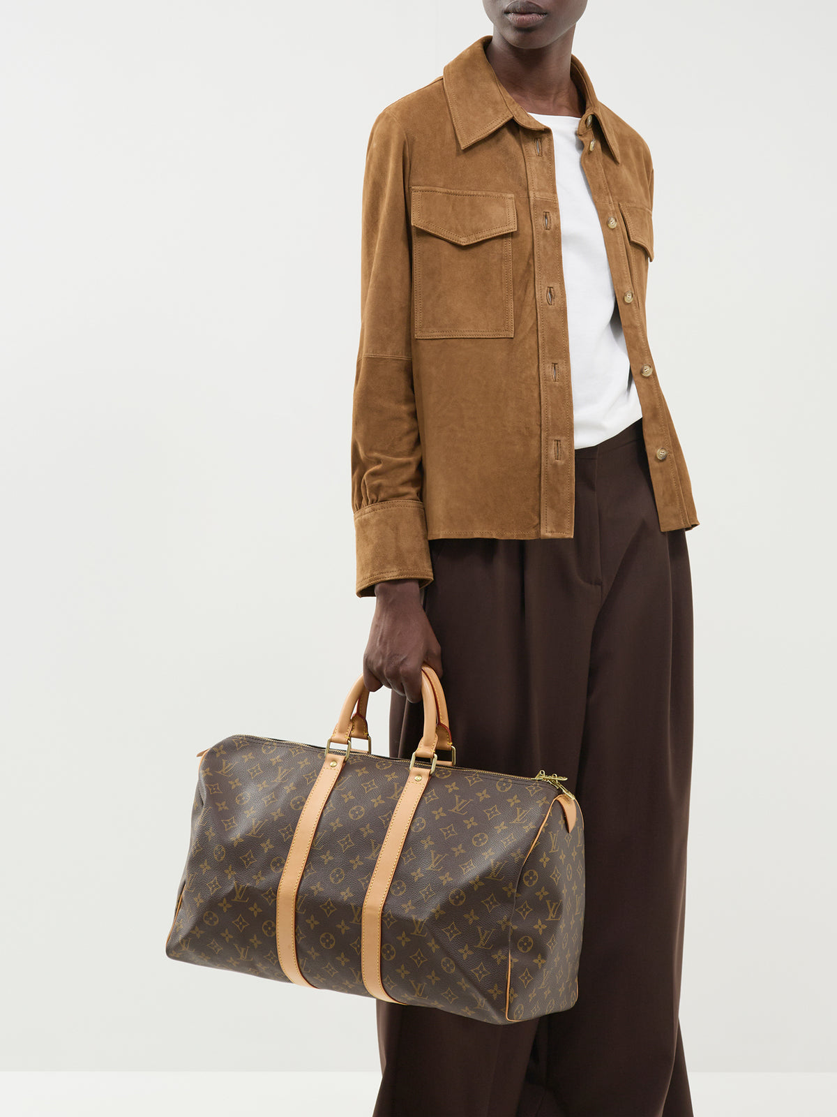 Louis Vuitton Monogram Keepall 45 – Brown