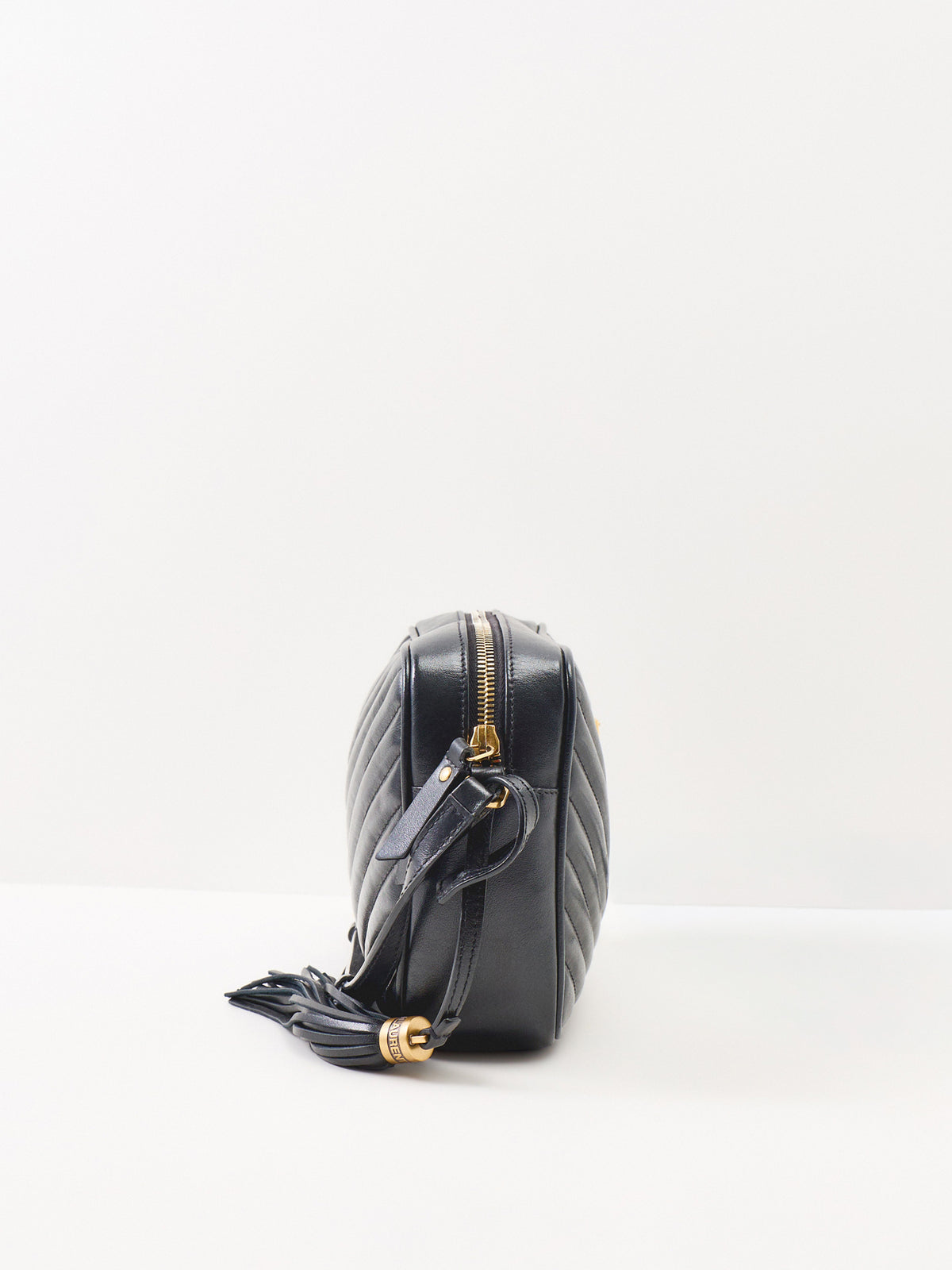 Saint Laurent Small Calfskin Camera Bag – Black