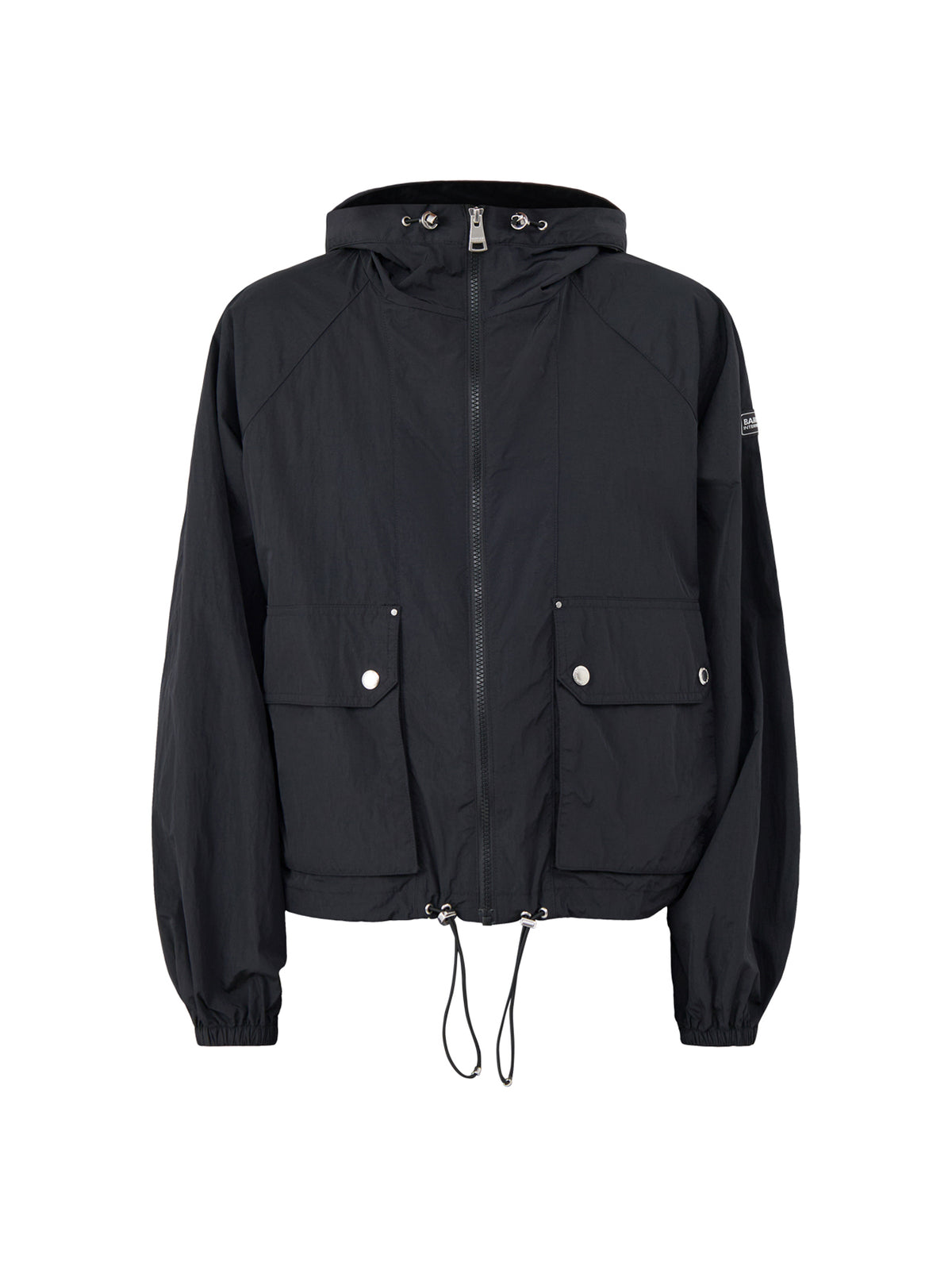 Maizy Showerproof Parka – Black
