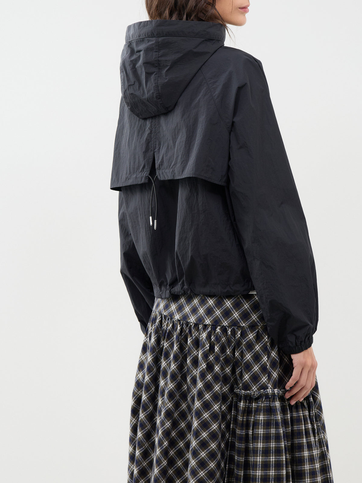 Maizy Showerproof Parka – Black
