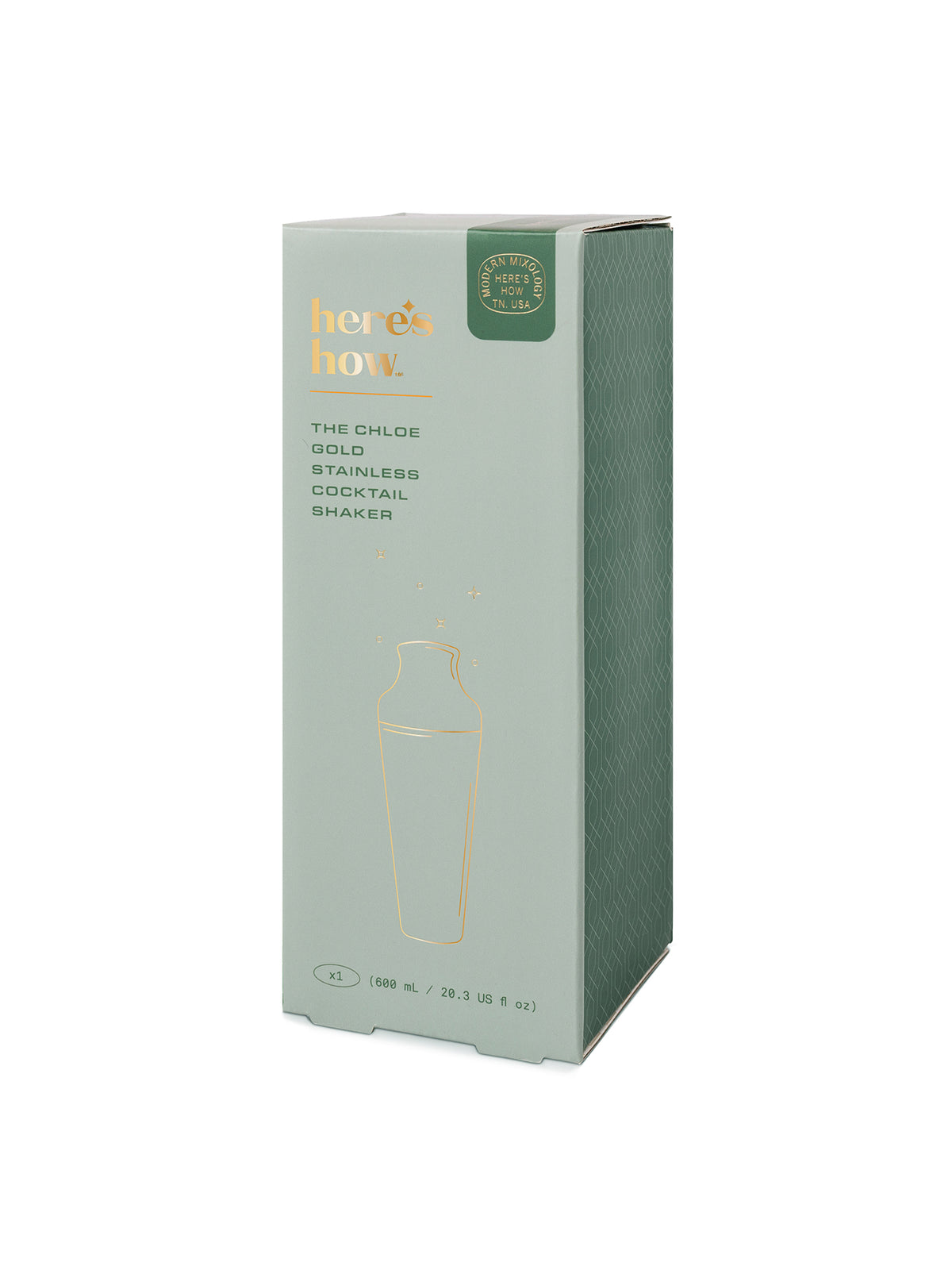 The Chloe Stainless Steel Cocktail Shaker