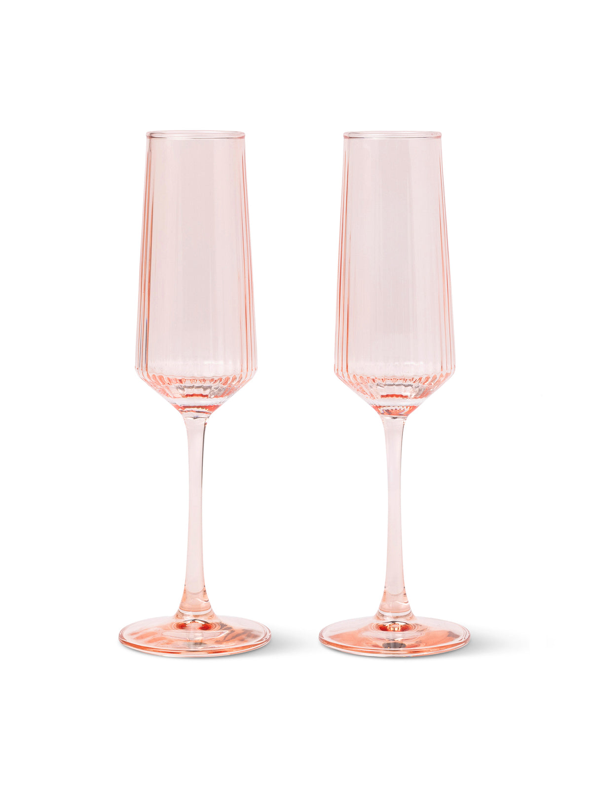 The Luna Champagne Flutes Set of 2