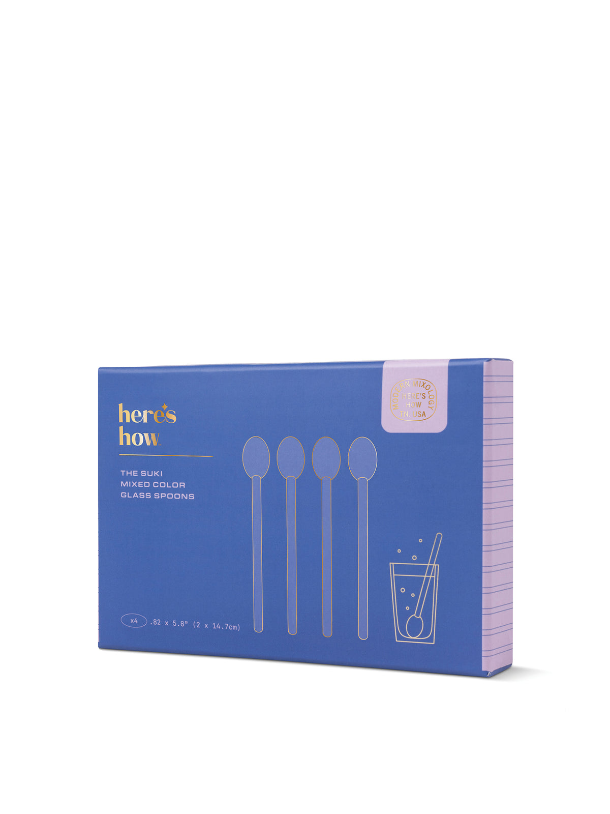 The Suki Glass Spoons Set of 4