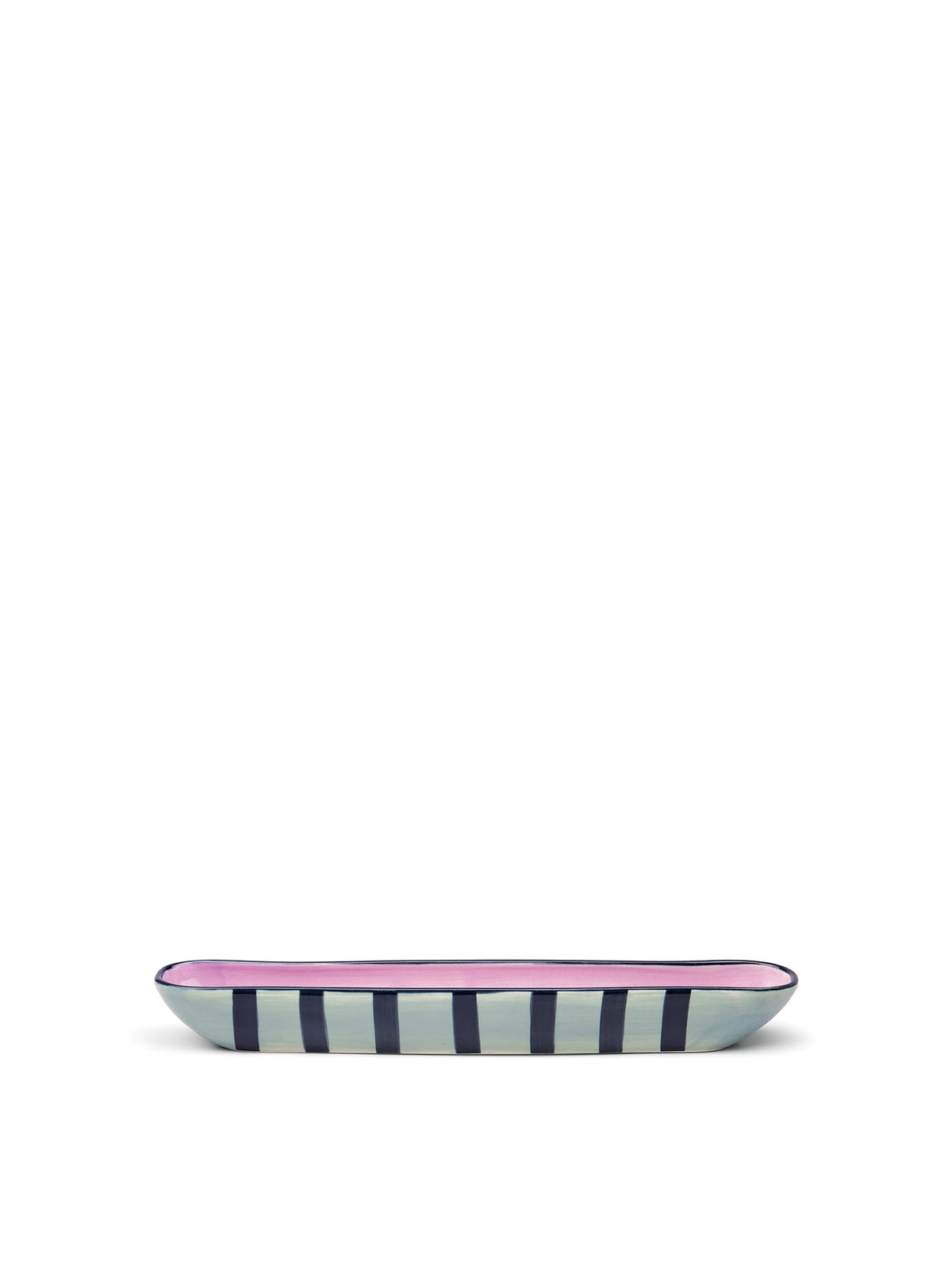 The Dean Striped Olive Boat