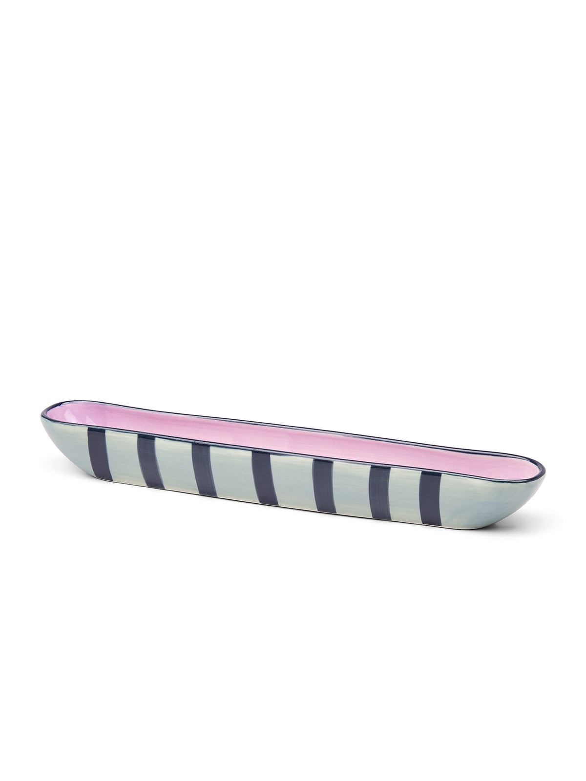 The Dean Striped Olive Boat