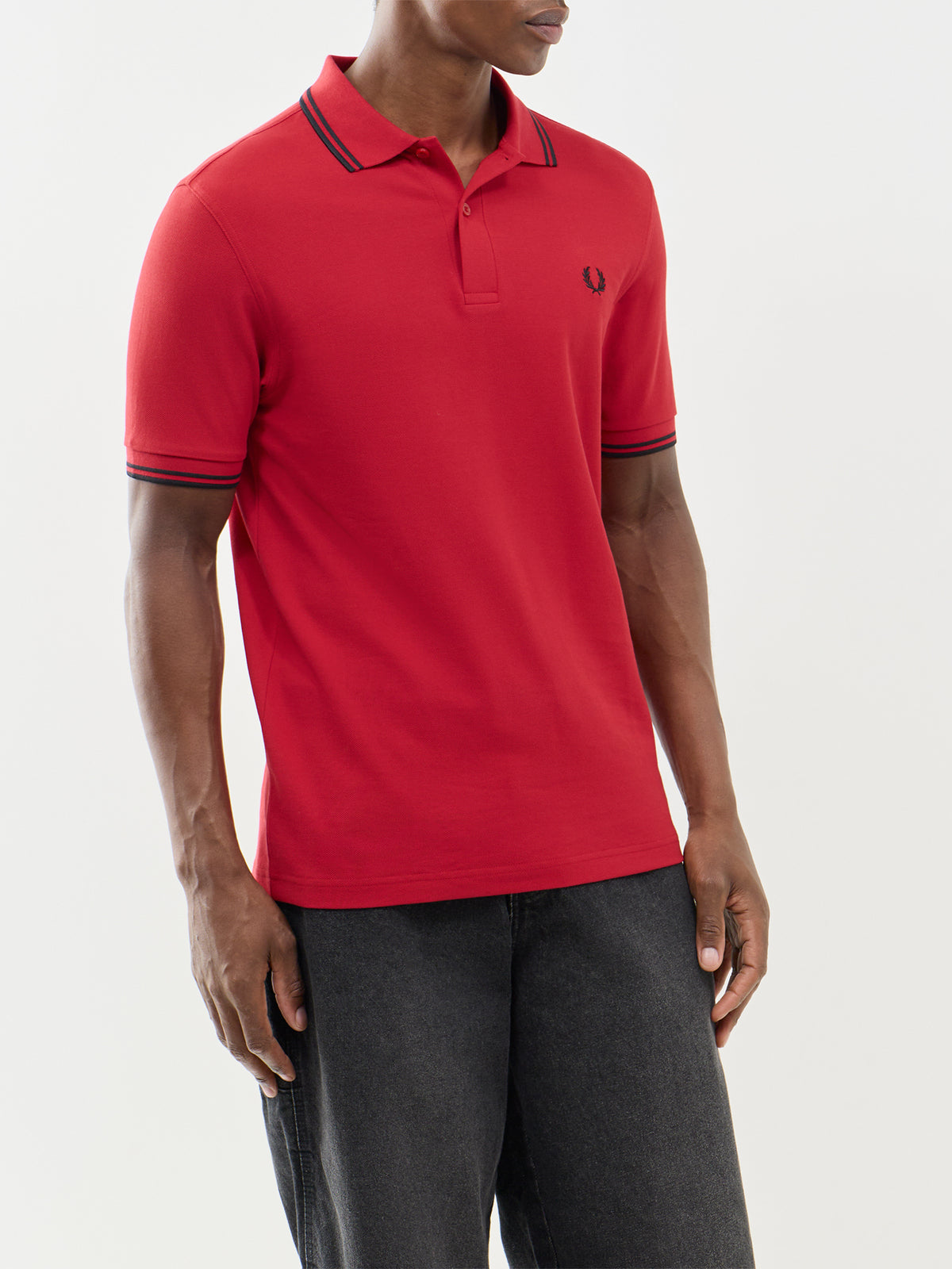 Twin Tipped Cotton Polo Shirt