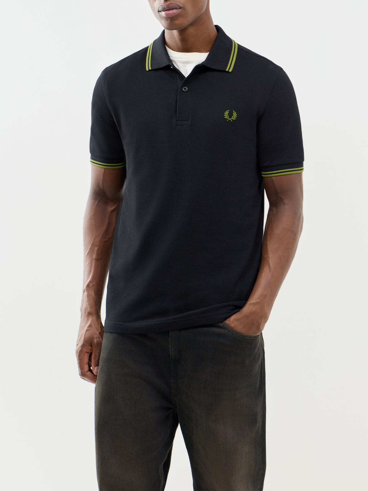 Twin Tipped Cotton Polo Shirt