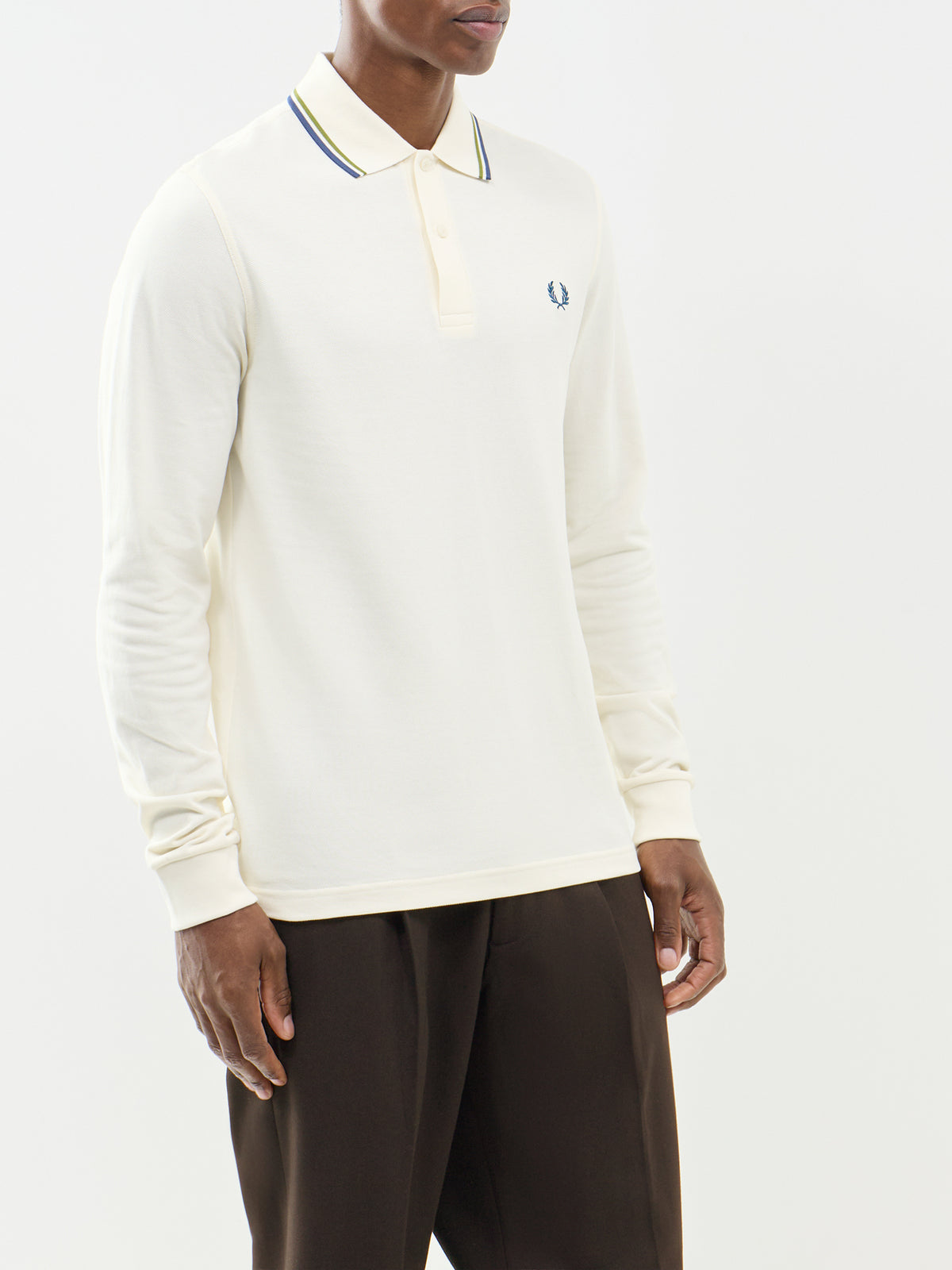 Twin Tipped  Cotton Long Sleeve Polo Shirt