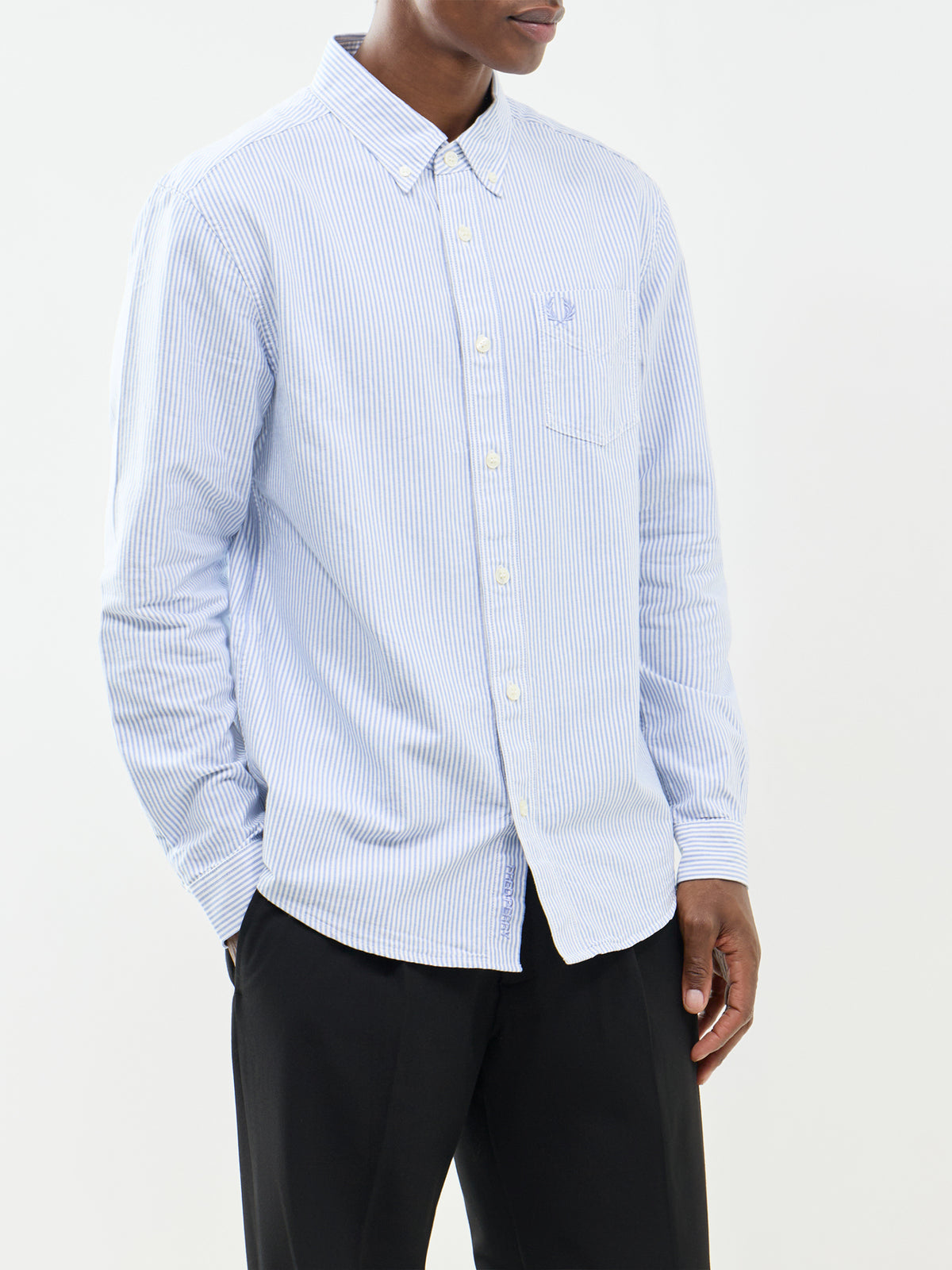 Relaxed Striped  Cotton Oxford Shirt
