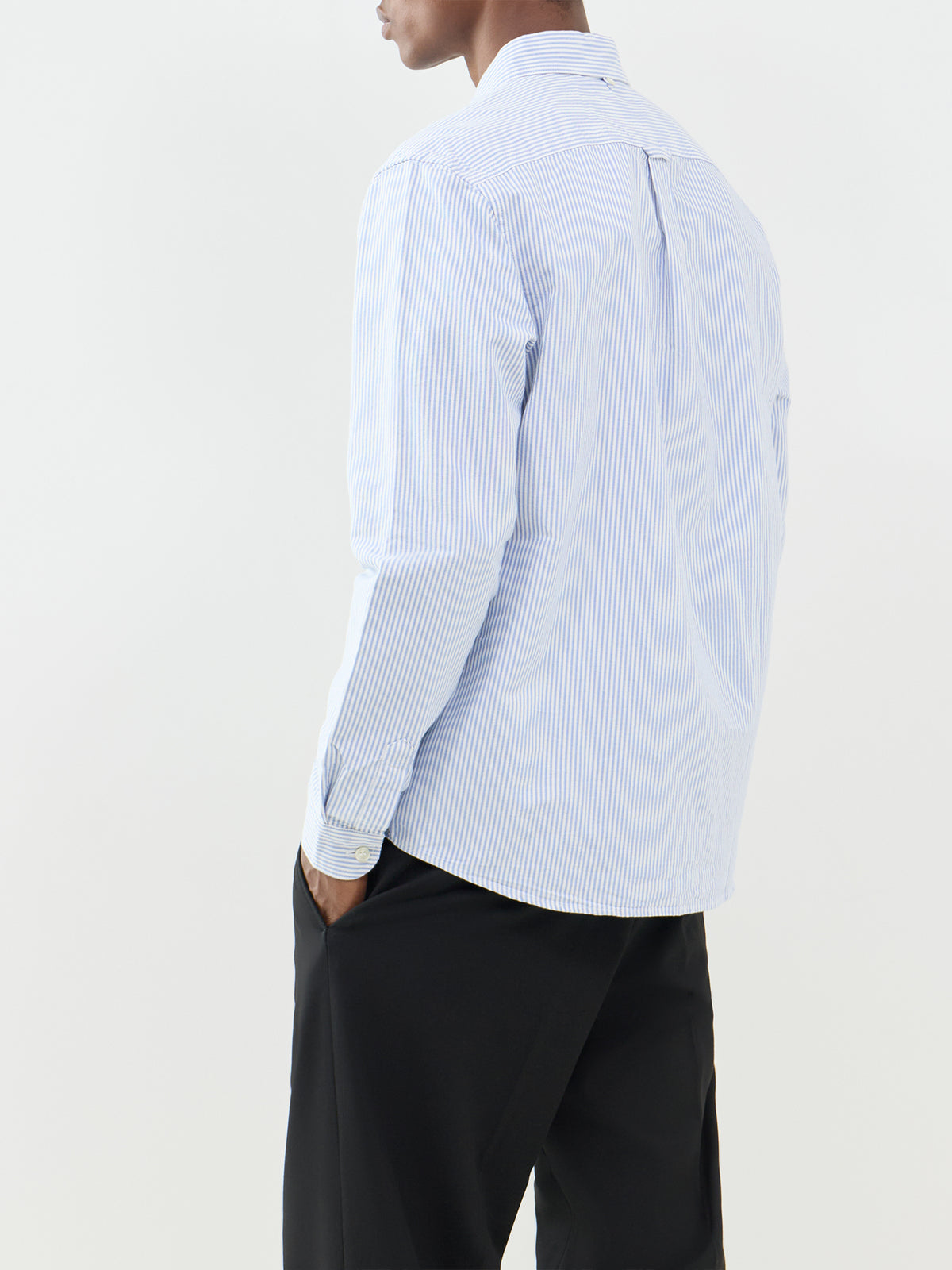 Relaxed Striped  Cotton Oxford Shirt