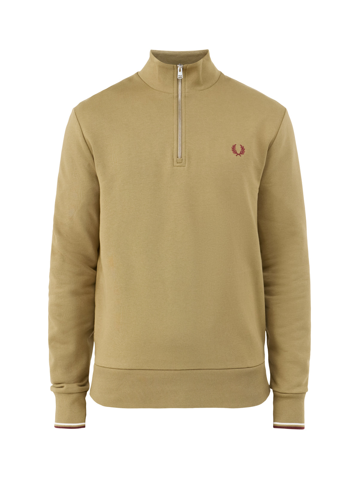 Half Zip  Cotton Sweatshirt