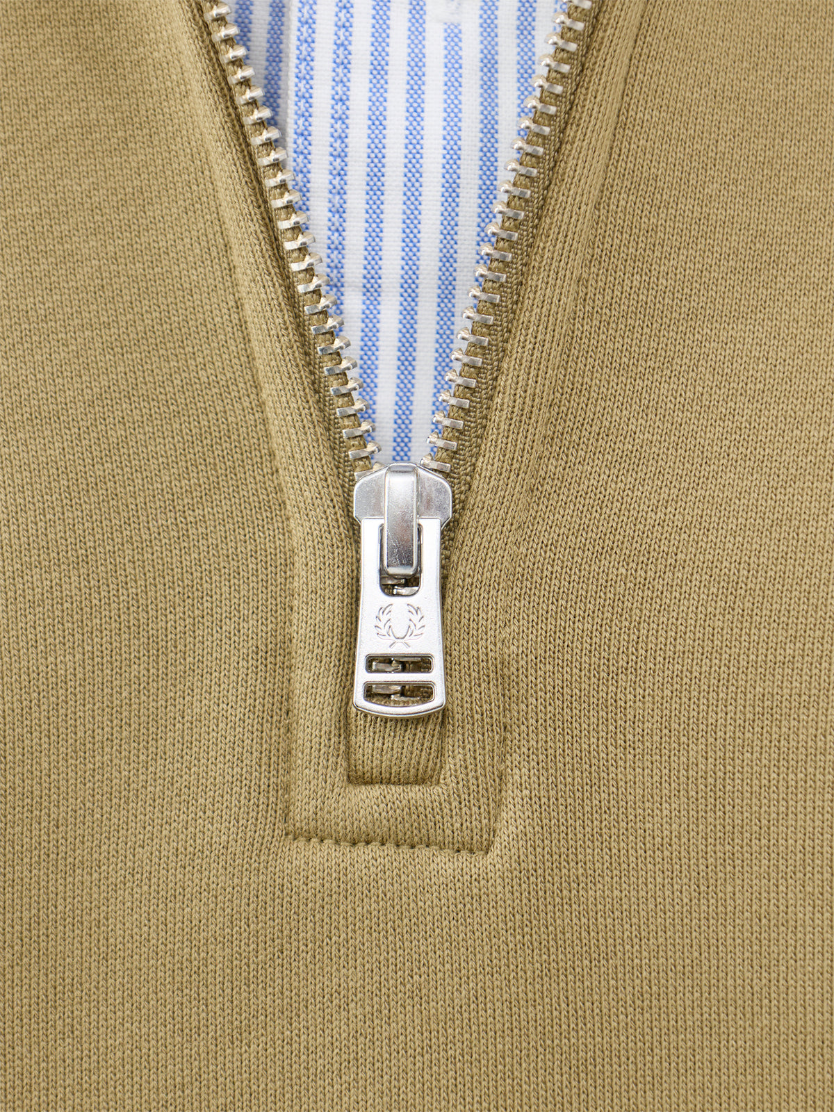 Half Zip  Cotton Sweatshirt