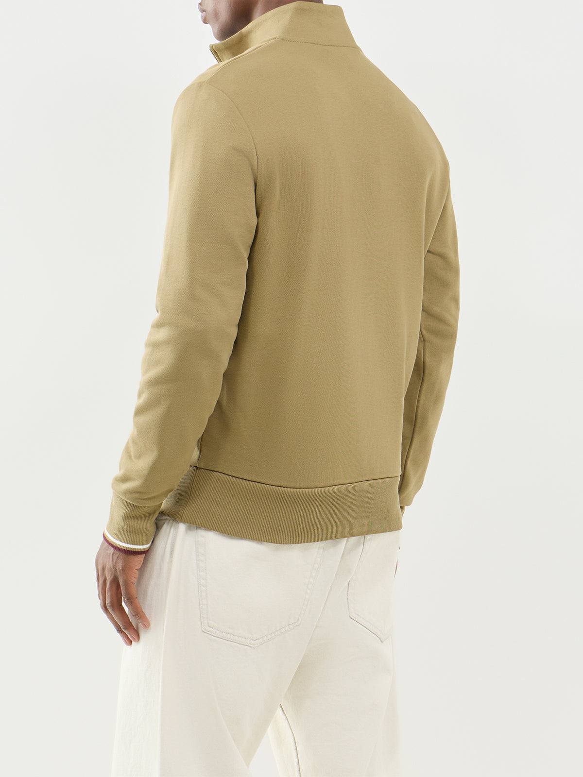 Half Zip  Cotton Sweatshirt