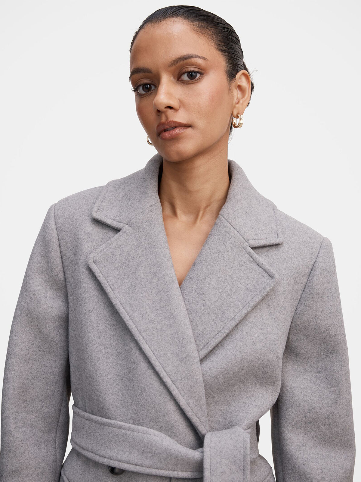 Ariella Petite Double-Breasted Coat