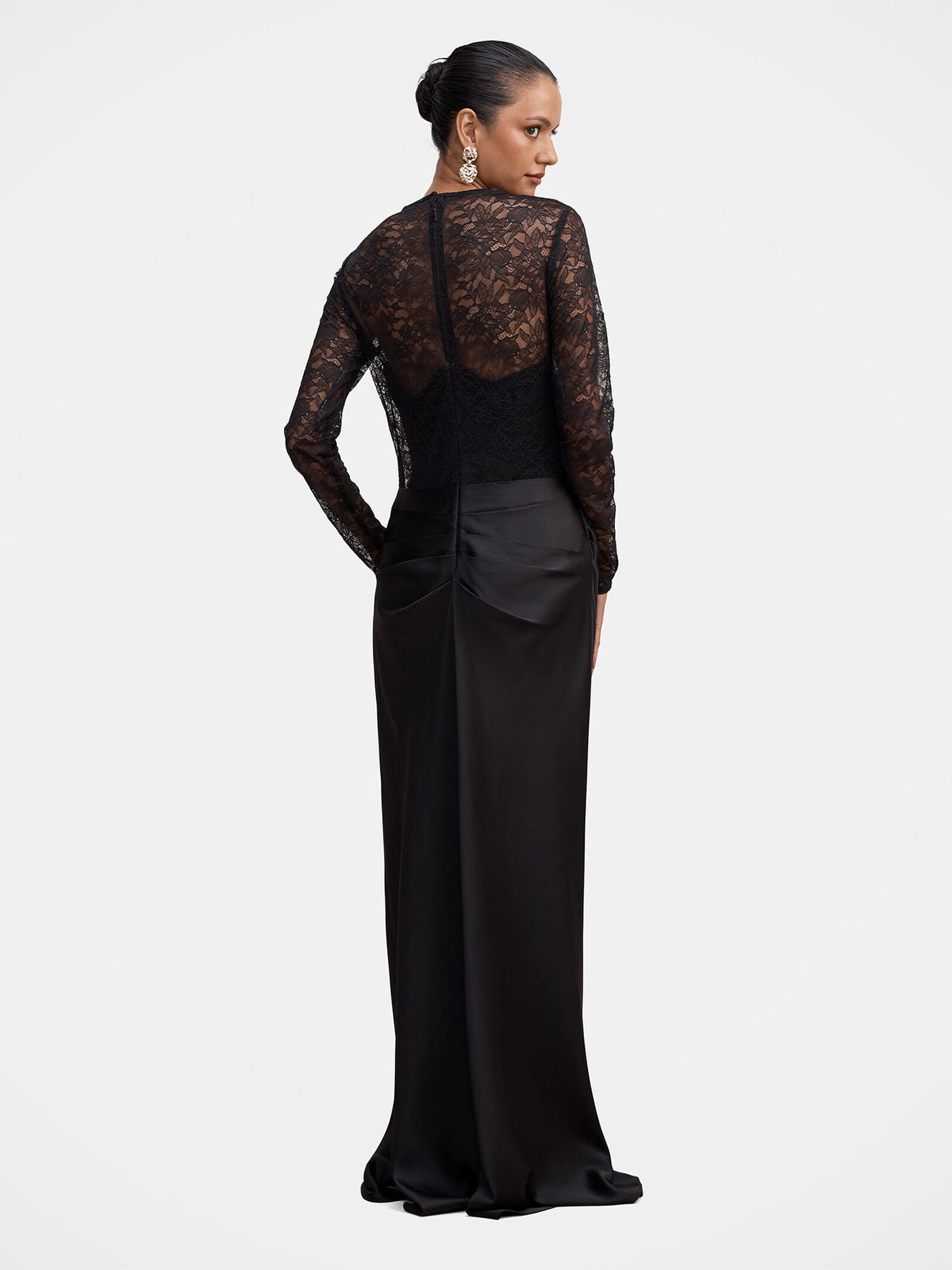 Jayde Petite Lace Bodice Maxi Dress