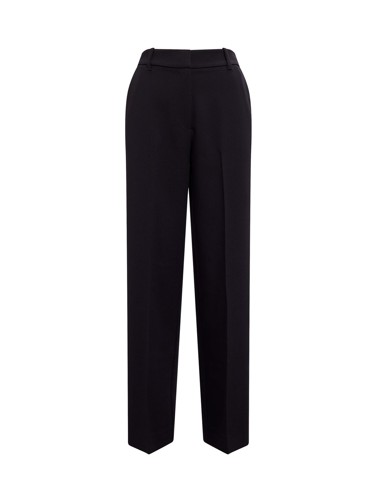 Ada Tailored Straight Leg Trousers - Black