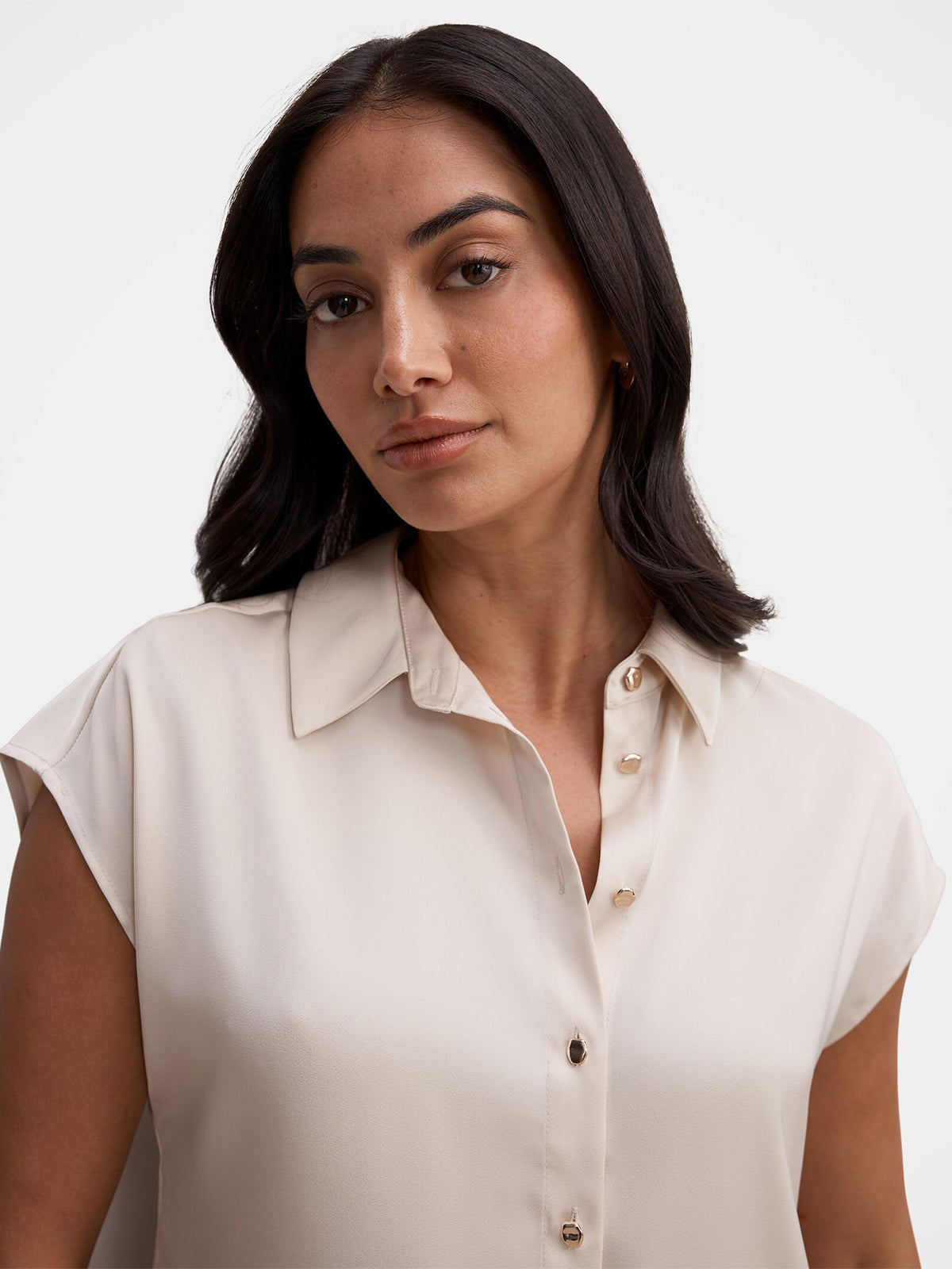 Nelly Grown-On Sleeve Shirt - Ancient Cream