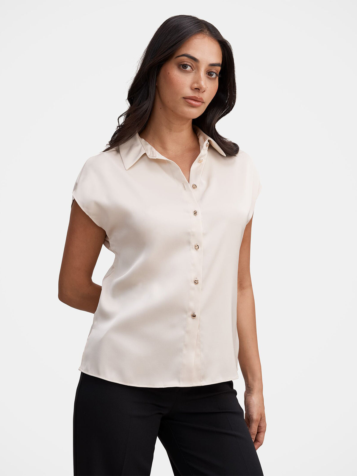 Nelly Grown-On Sleeve Shirt - Ancient Cream