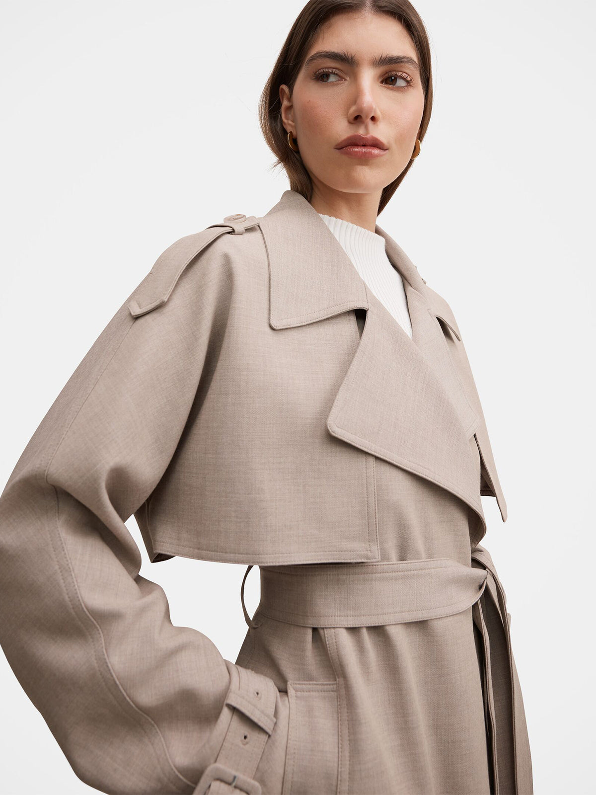 Maya Trench Coat - Neutral