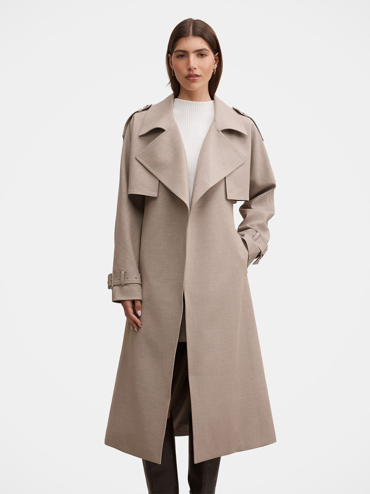Maya Trench Coat - Neutral