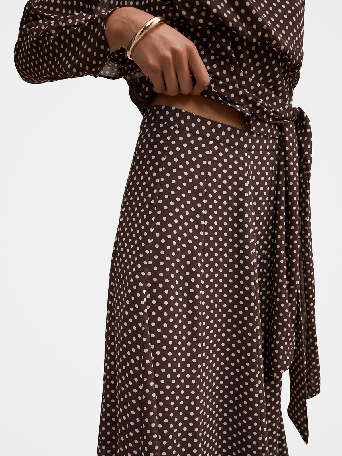 Allison Godet Midi Skirt