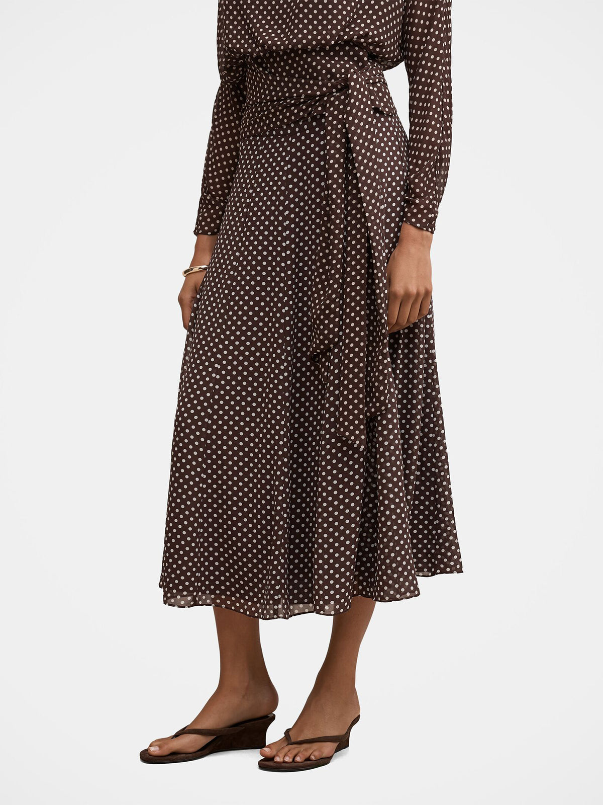 Allison Godet Midi Skirt