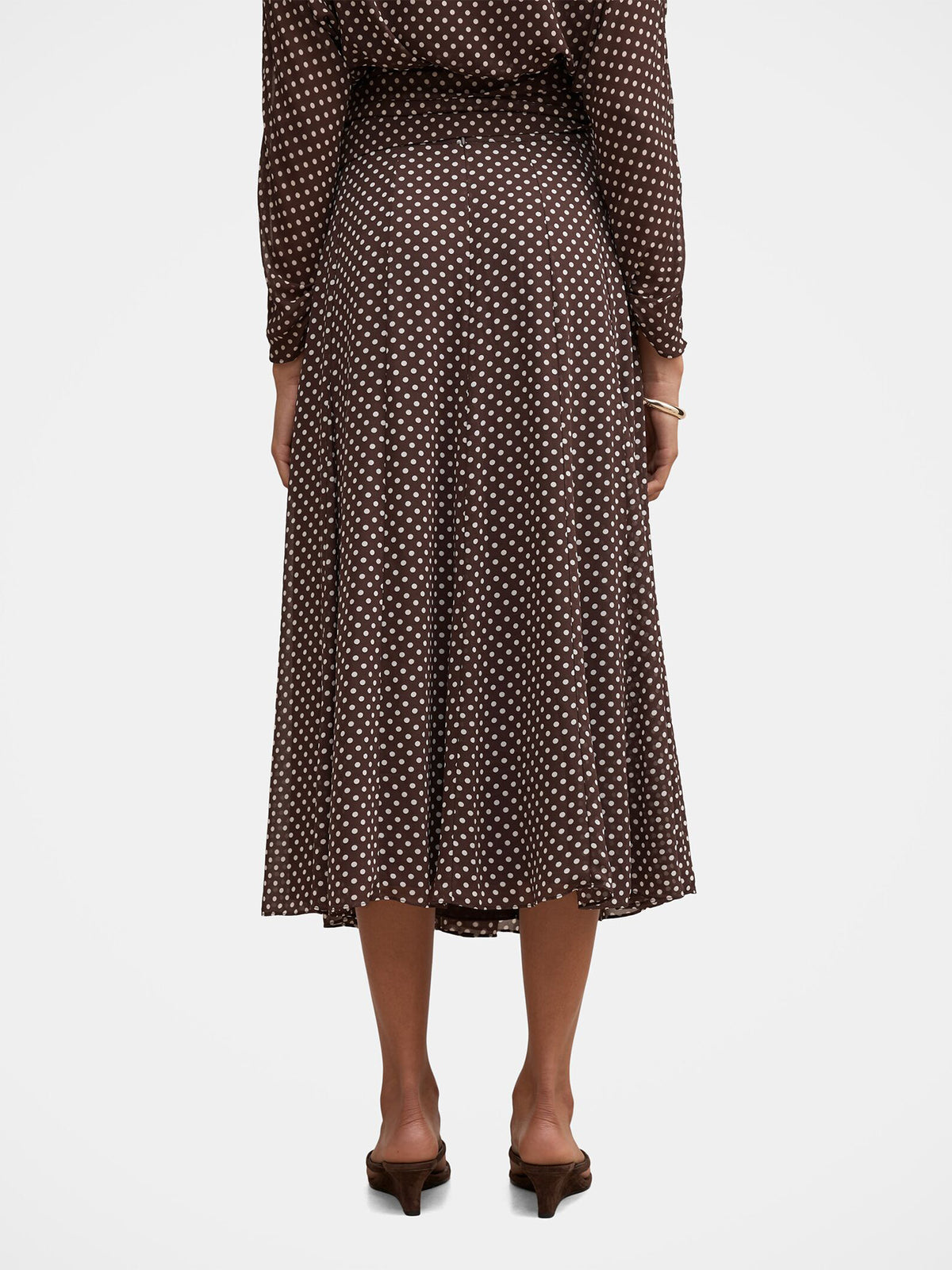 Allison Godet Midi Skirt